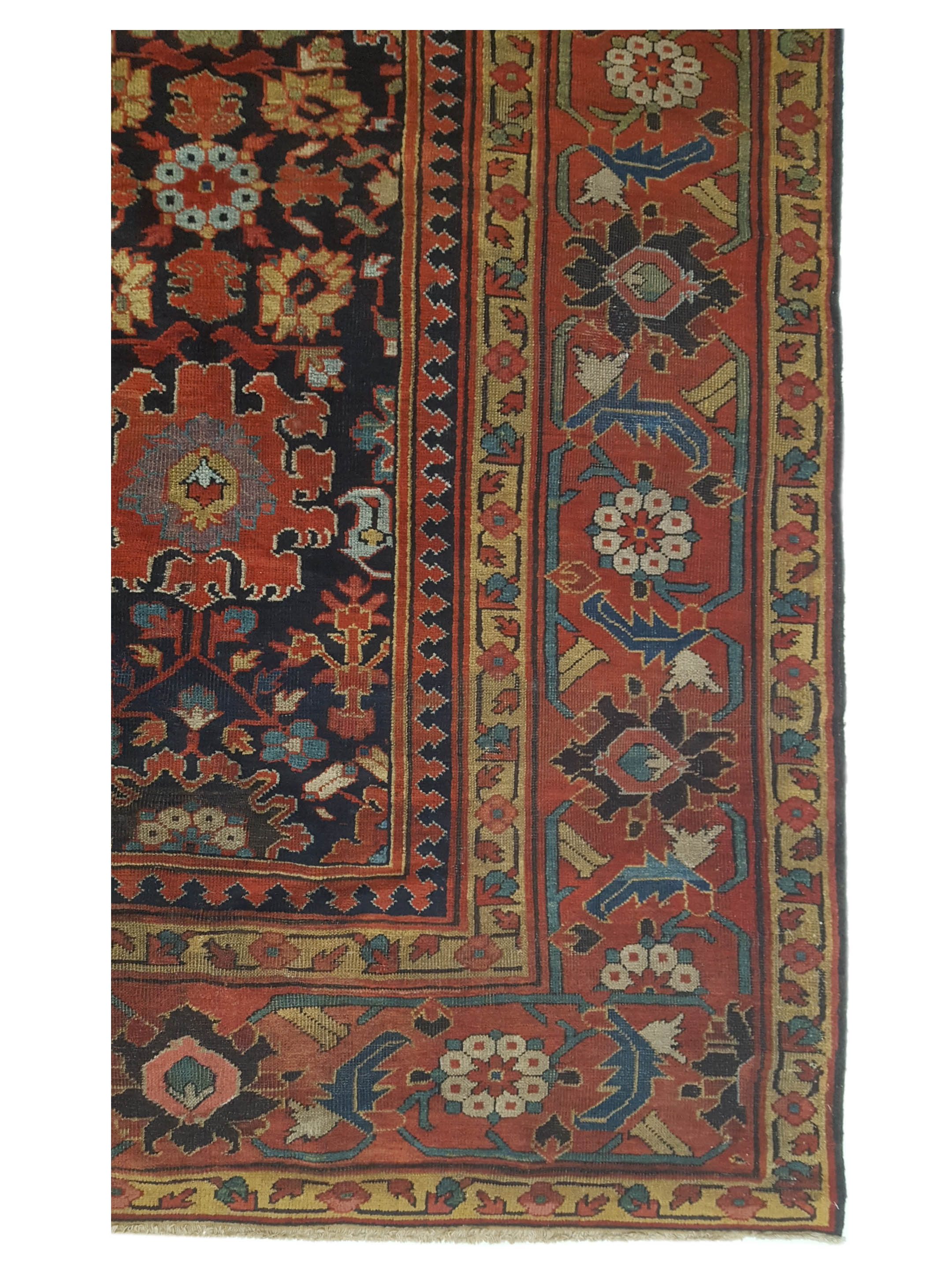 Antique Sultanabad Indigo 14x20 - Image 5 of 8