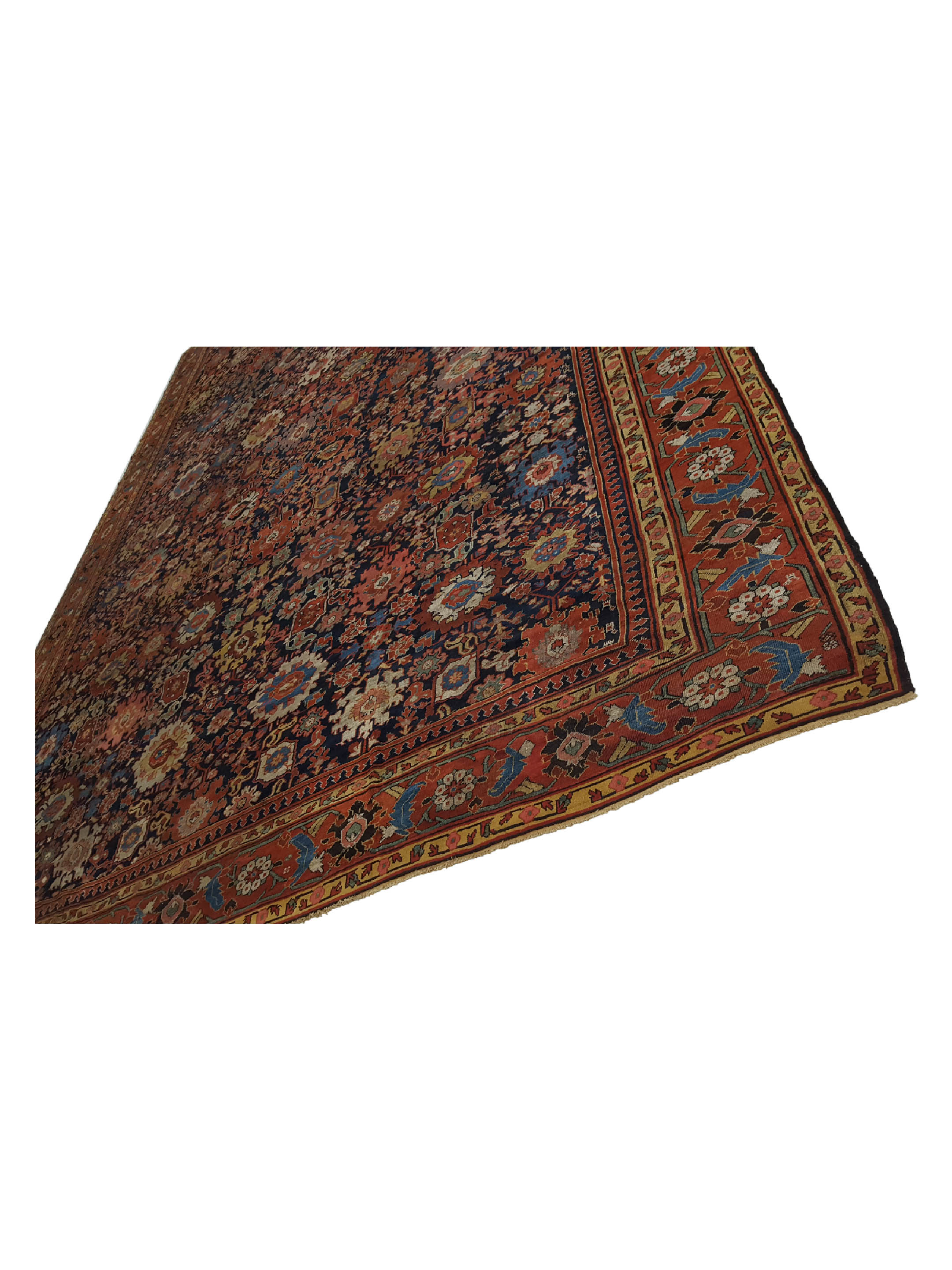 Antique Sultanabad Indigo 14x20 - Image 8 of 8