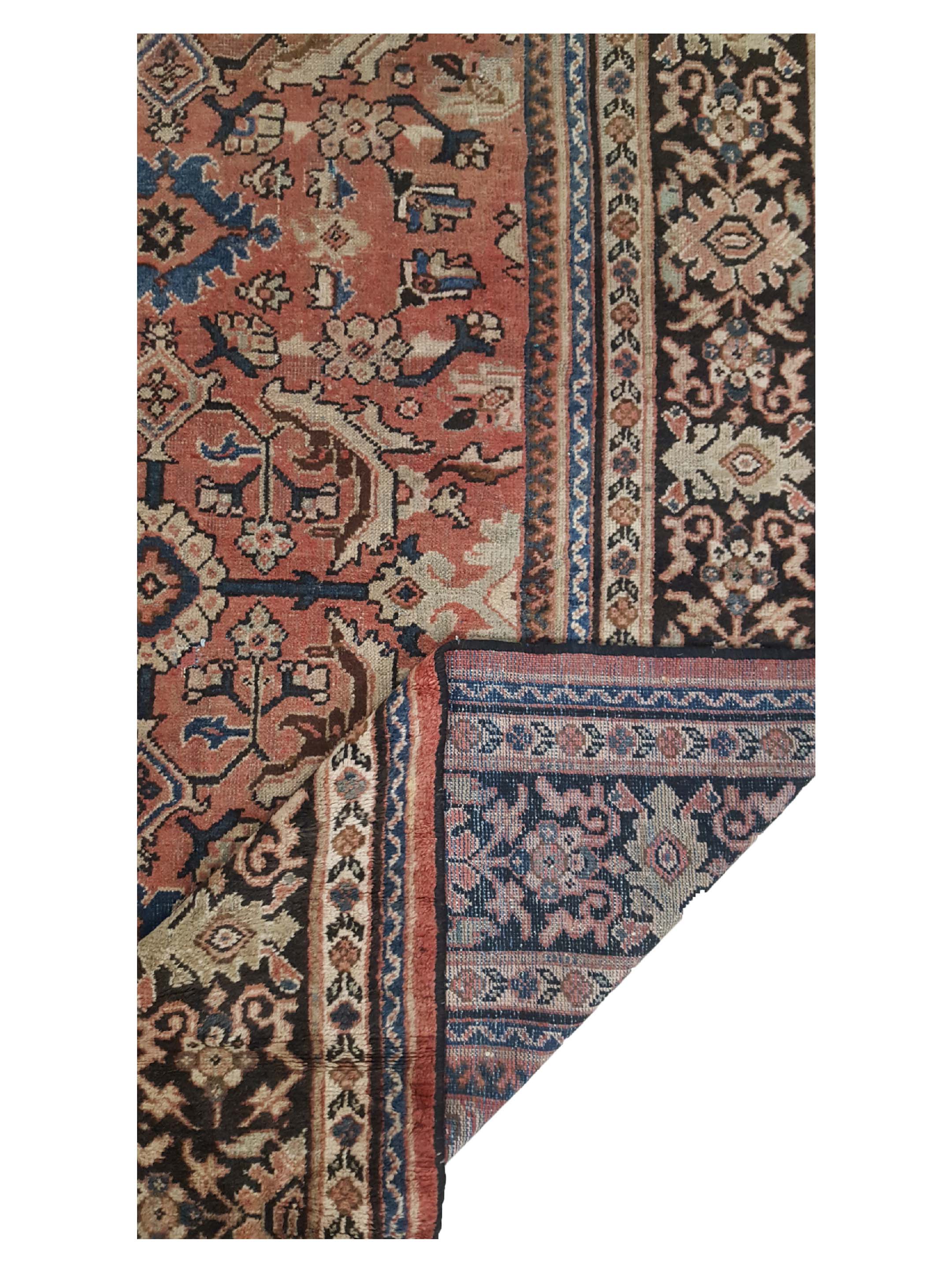 Antique Mahal Coral 10x14 - Image 3 of 6