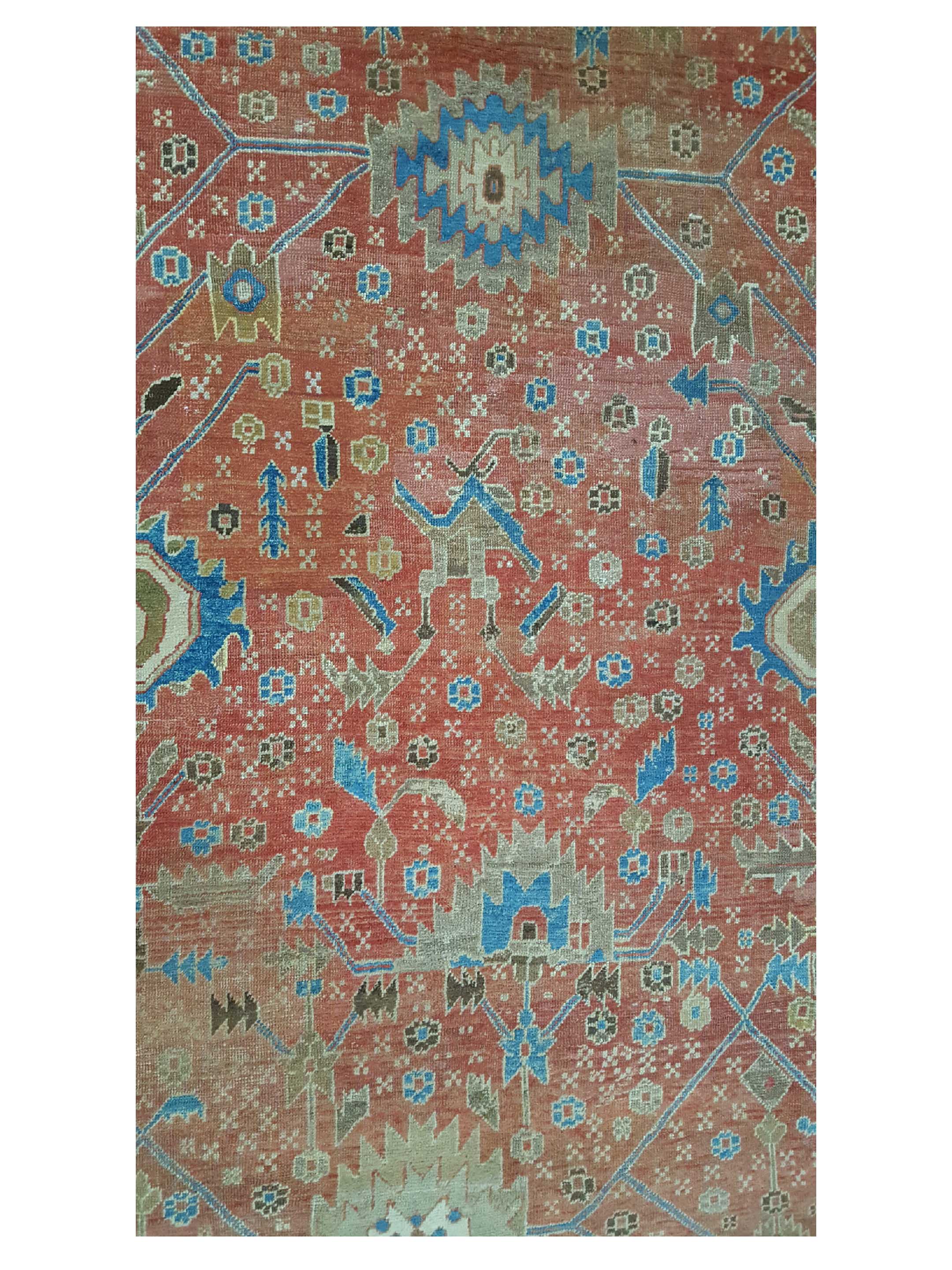 Antique Bakhsheyesh Rust 14x18 - Image 6 of 7