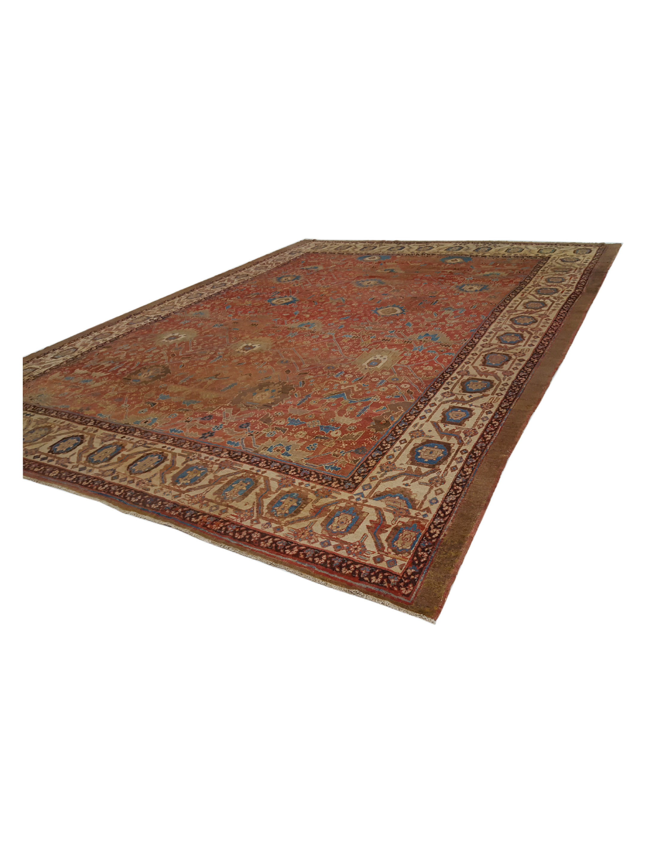 Antique Bakhsheyesh Rust 14x18 - Image 7 of 7