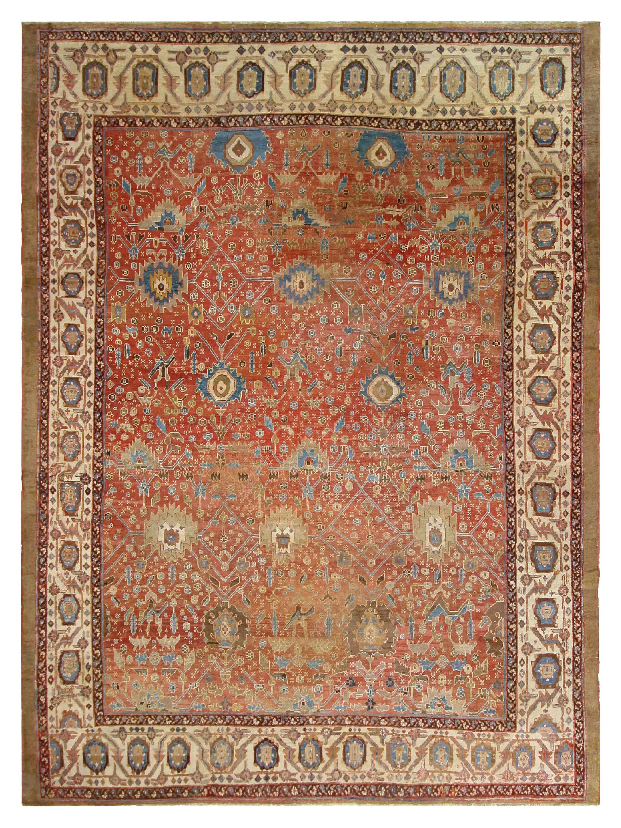 Antique Bakhsheyesh Rust 14x18