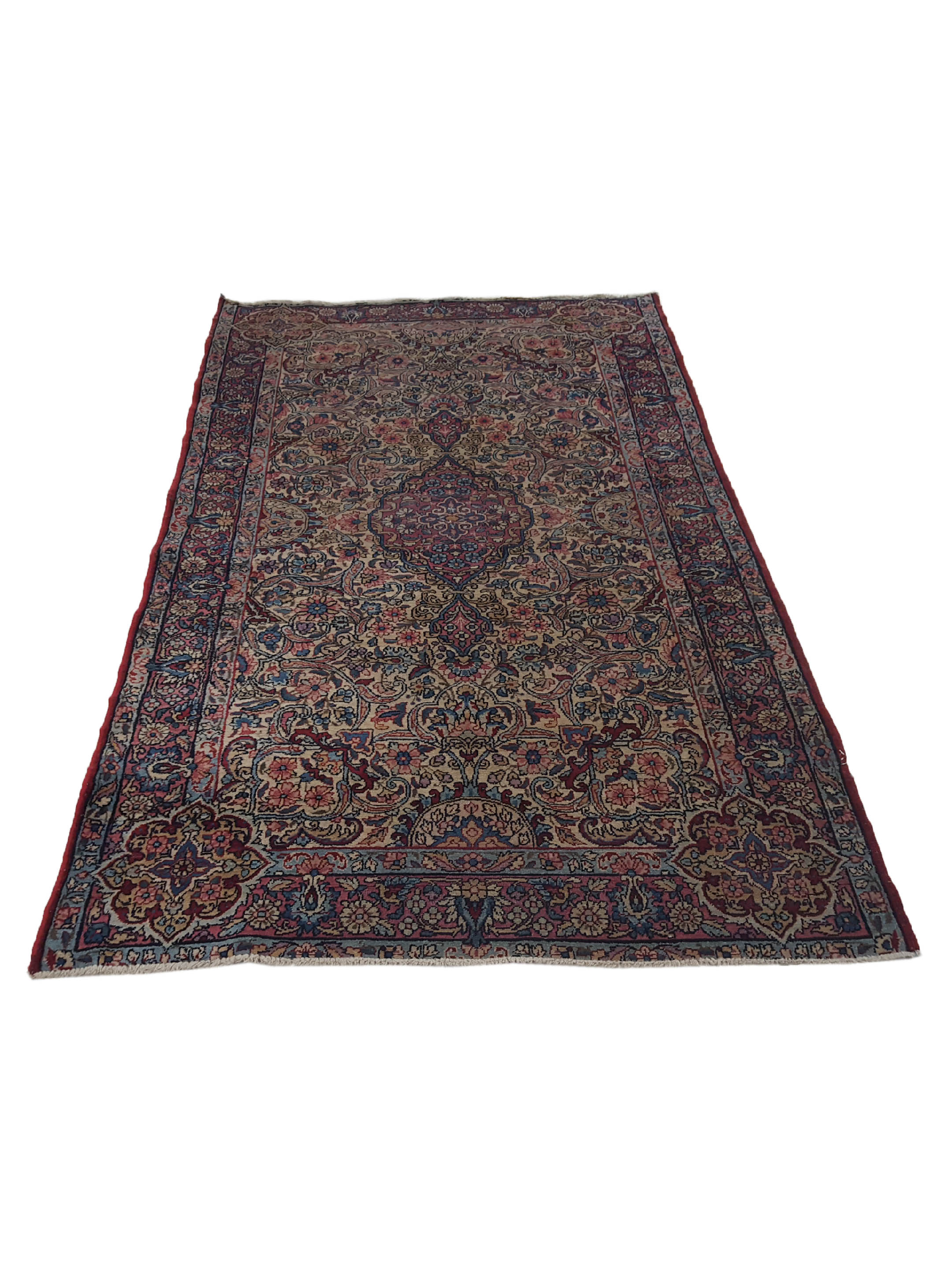 Antique Kerman Ivory 4x7 - Image 2 of 6