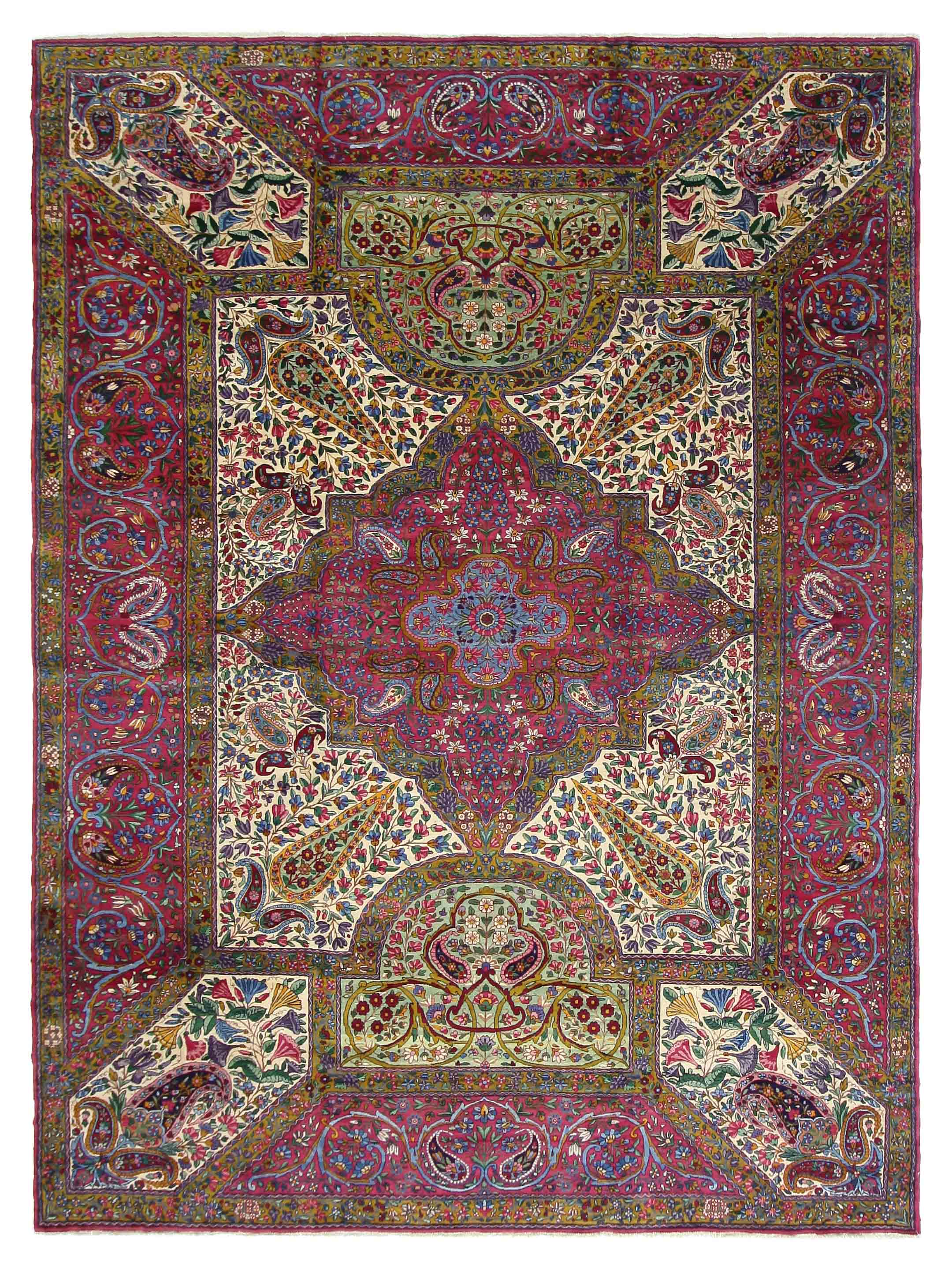 Antique Yazad Ivory 12x17