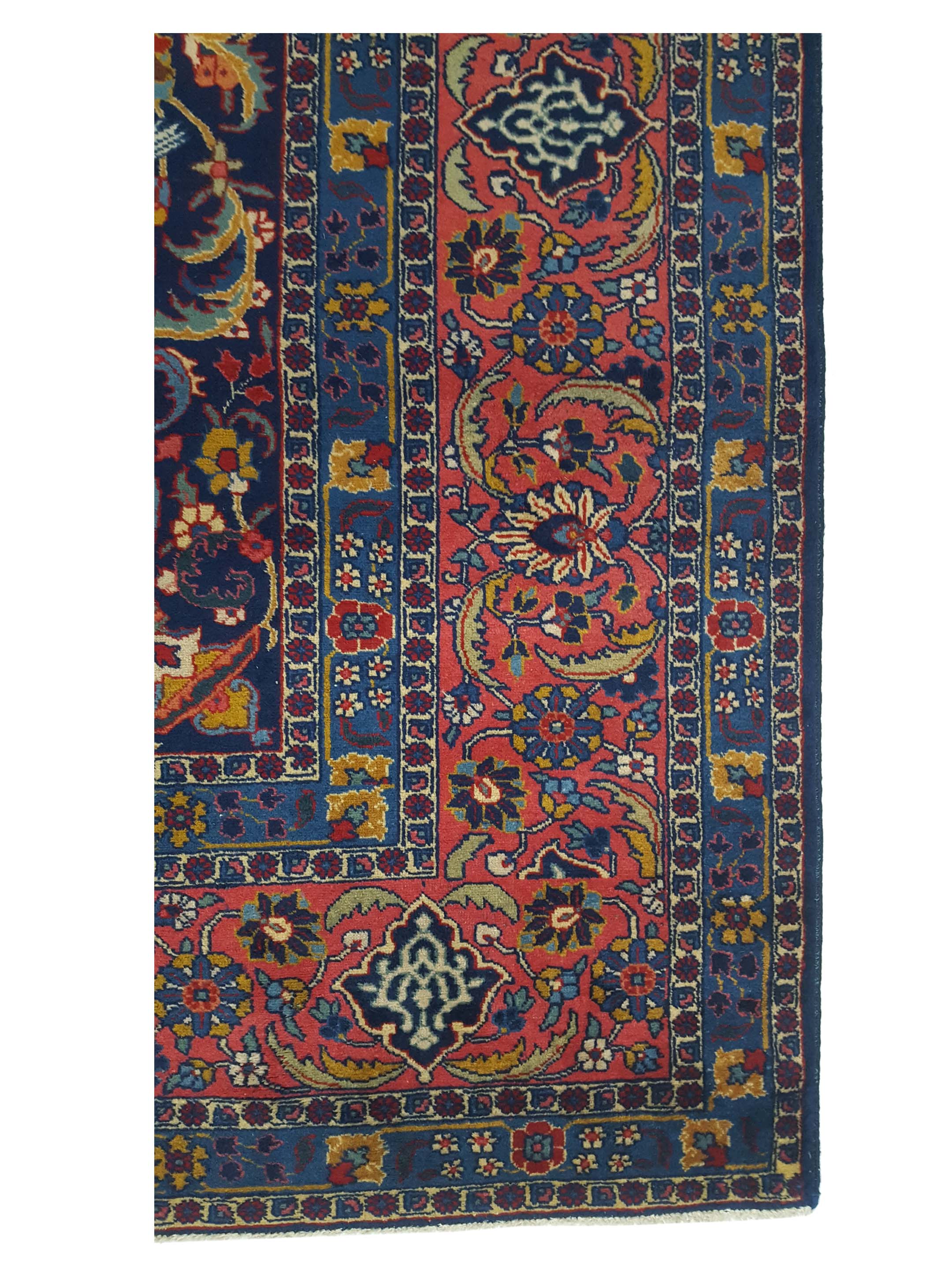 Antique Tabriz Purple 12x15 - Image 4 of 7