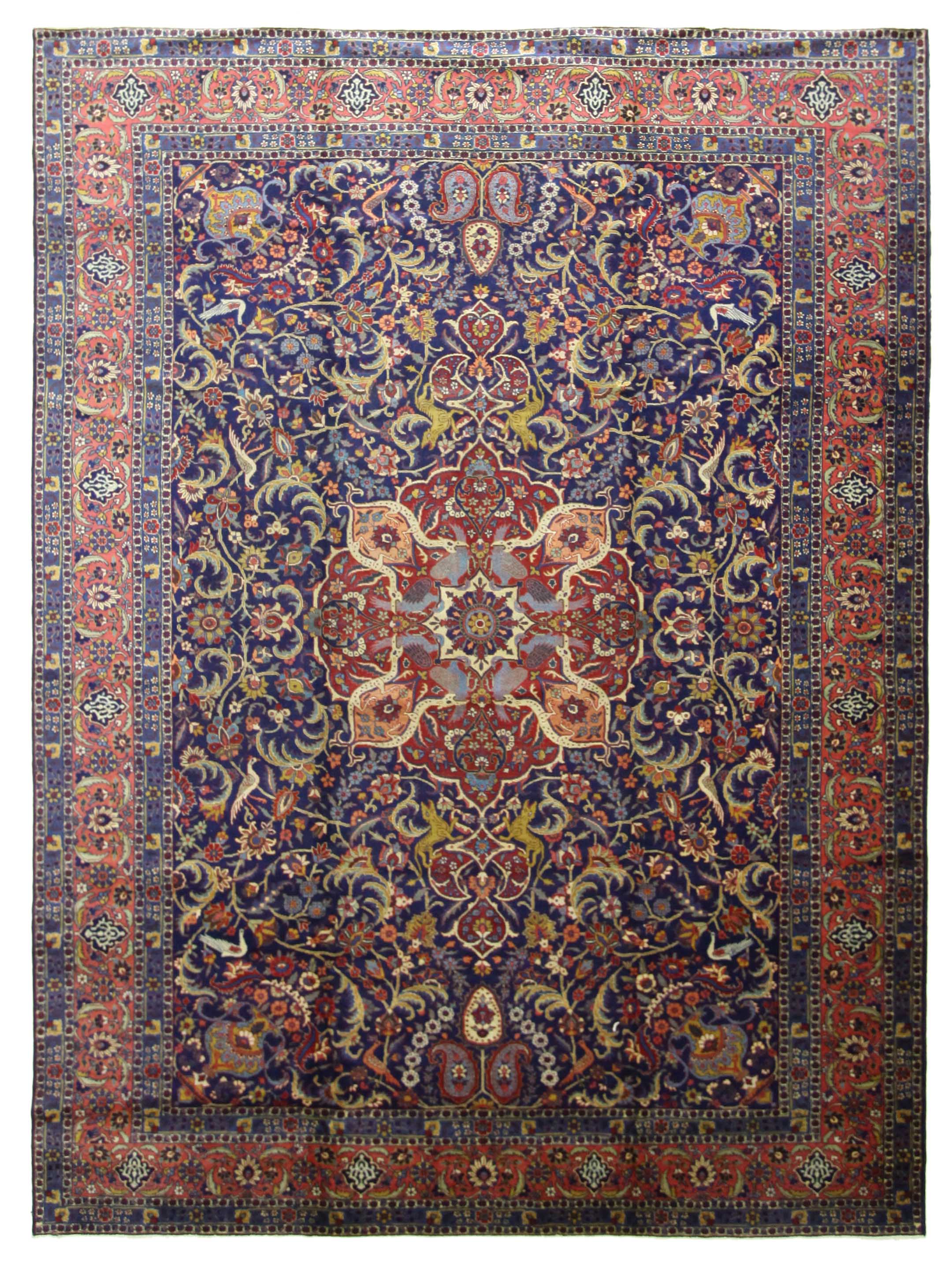 Antique Tabriz Purple 12x15