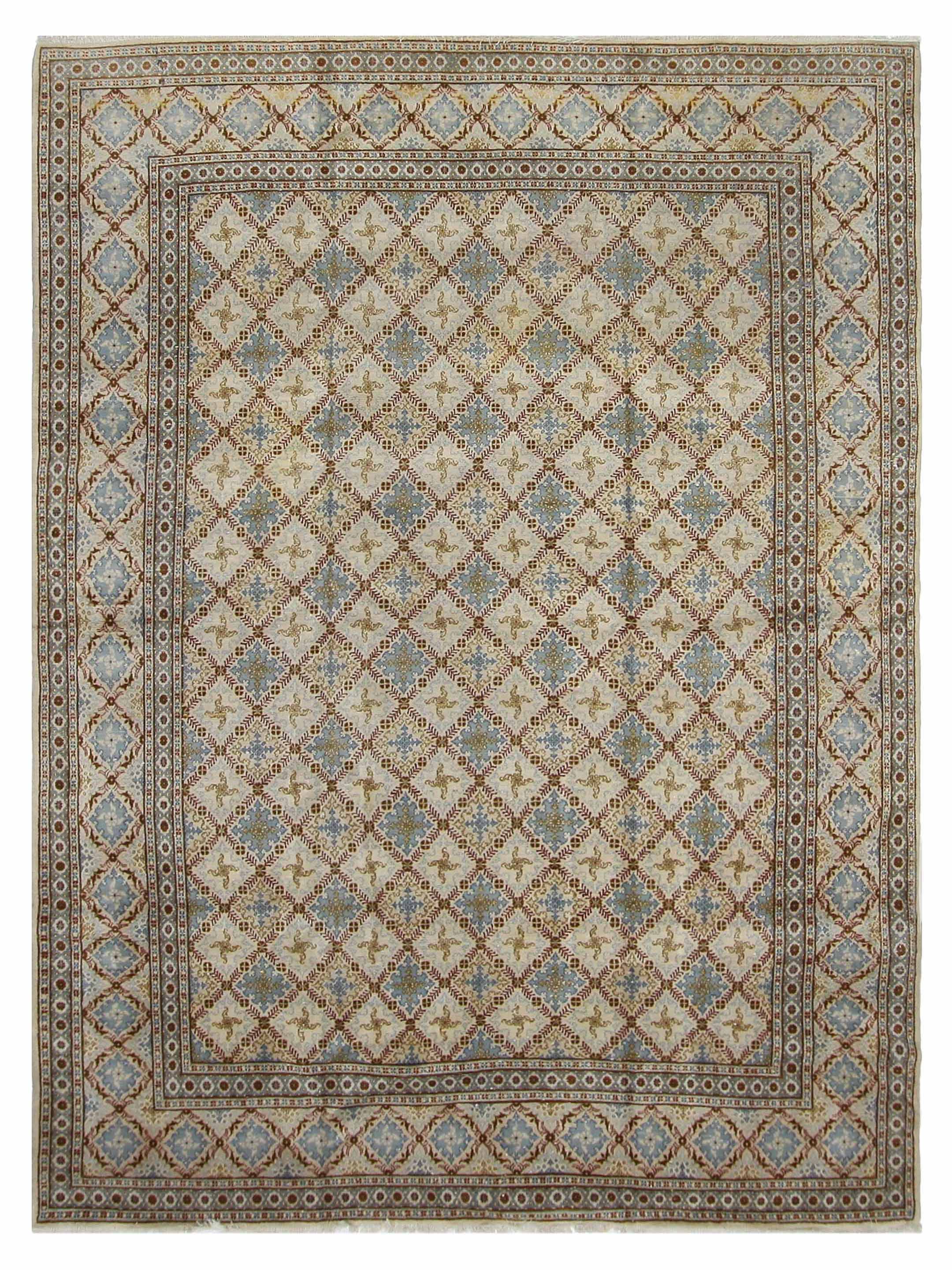 Antique Kashan Camel 9x12