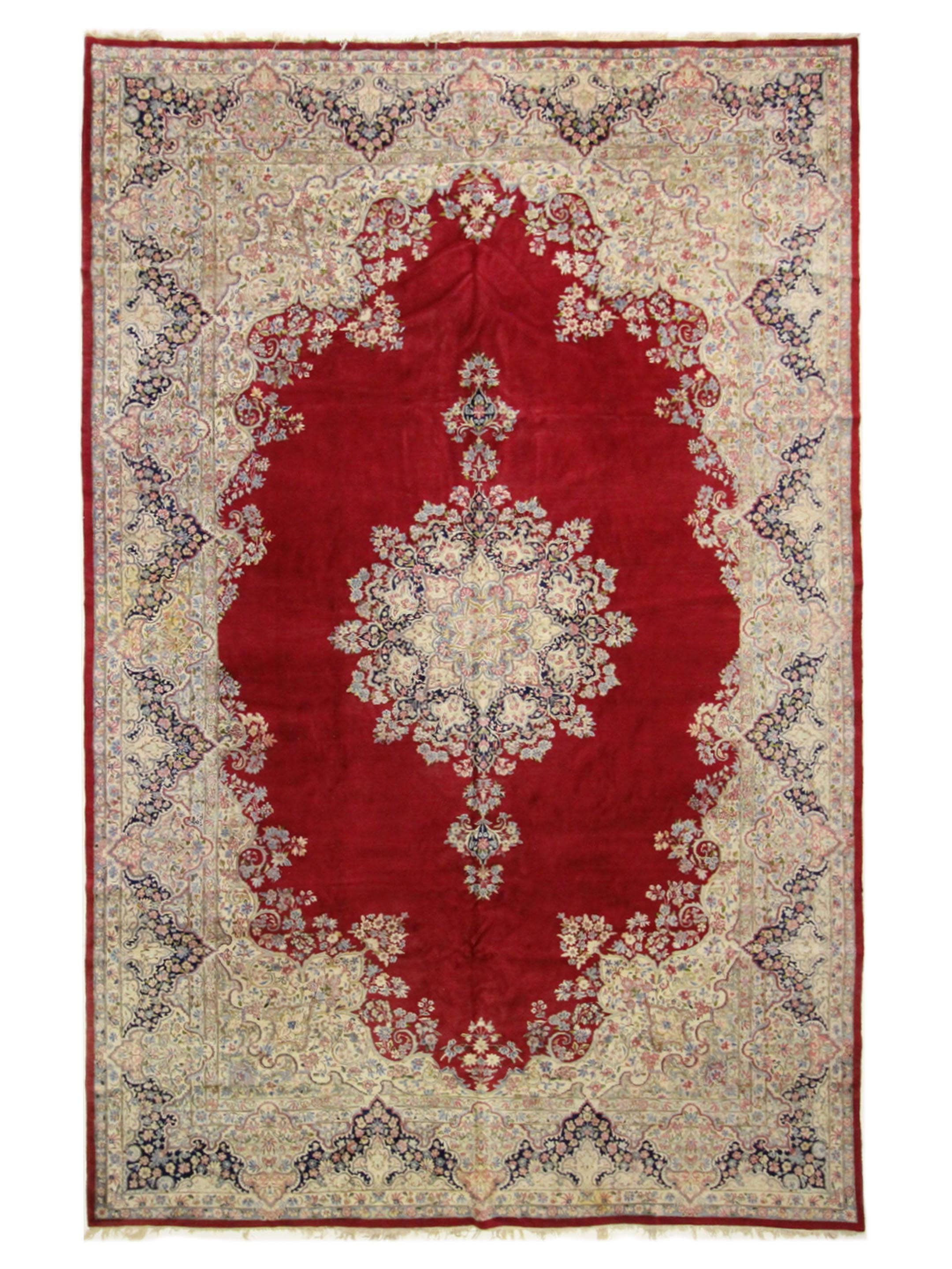 Antique Kerman Red 12x18