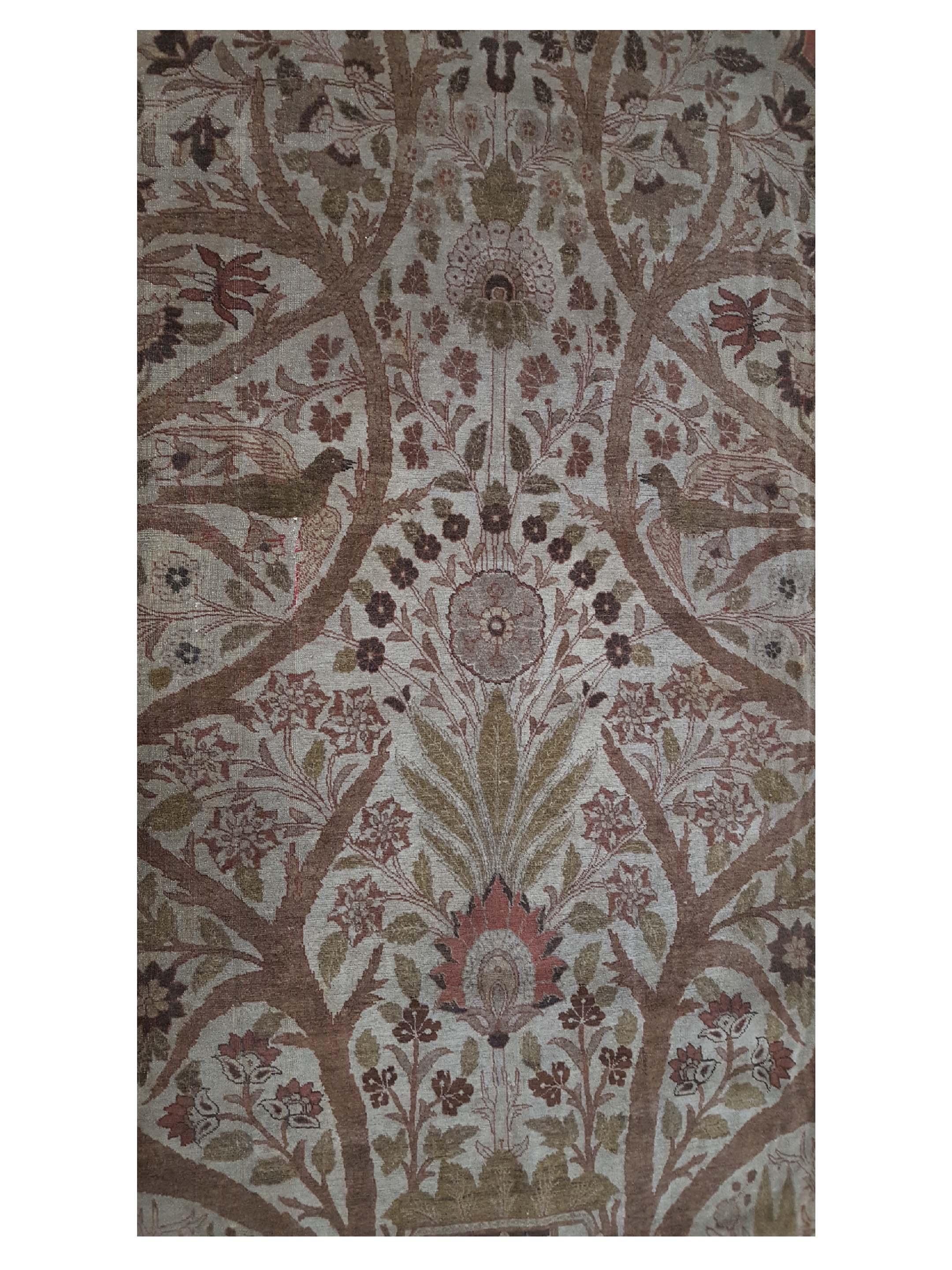 Antique Tabriz Camel 10x14 - Image 5 of 6