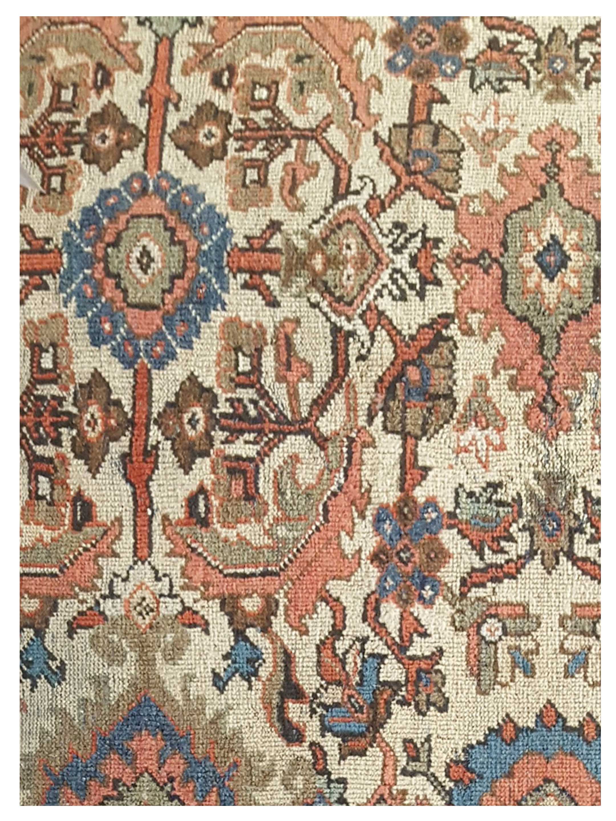 Antique Sultanabad Ivory 12x12 - Image 3 of 5