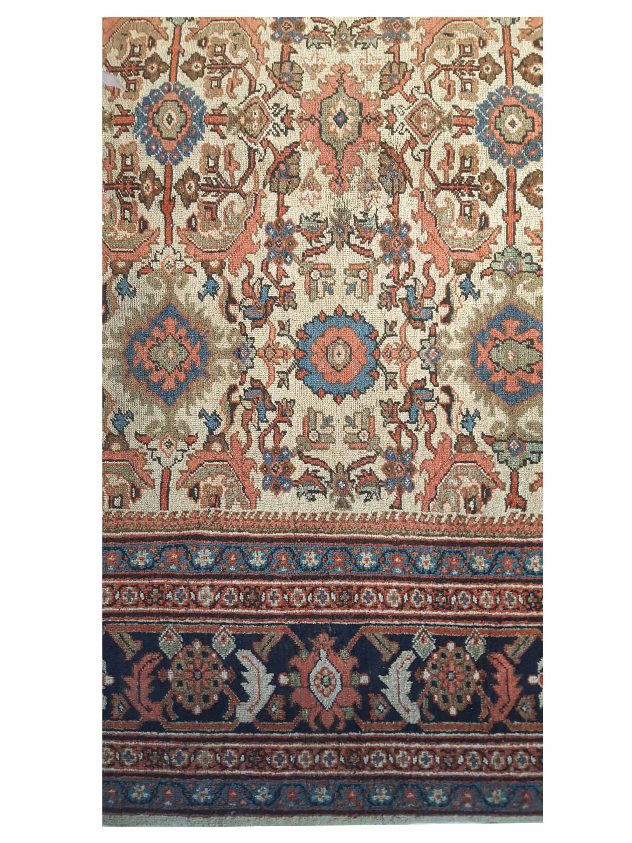 Antique Sultanabad Ivory 12x12 - Image 4 of 5