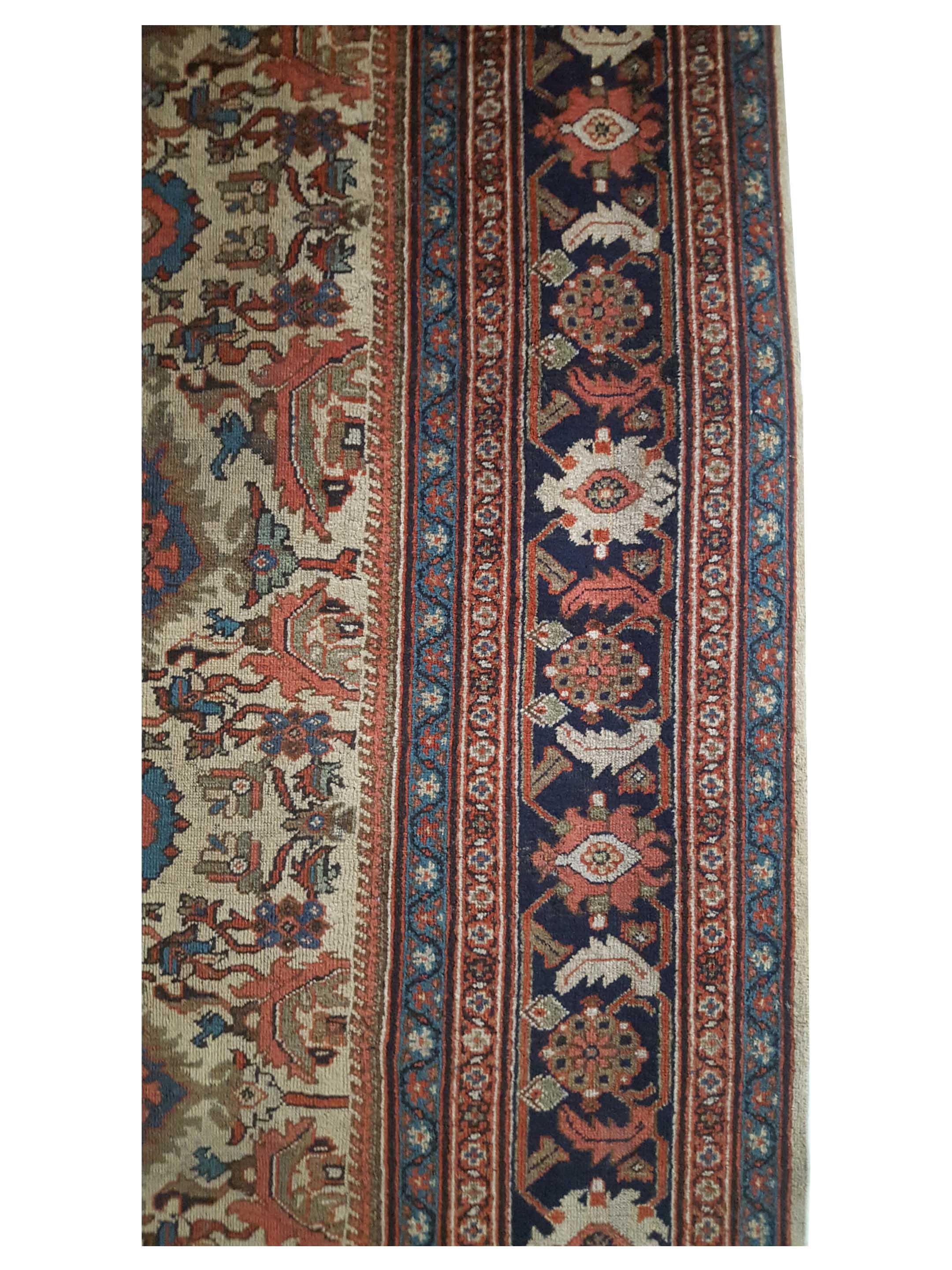 Antique Sultanabad Ivory 12x12 - Image 5 of 5