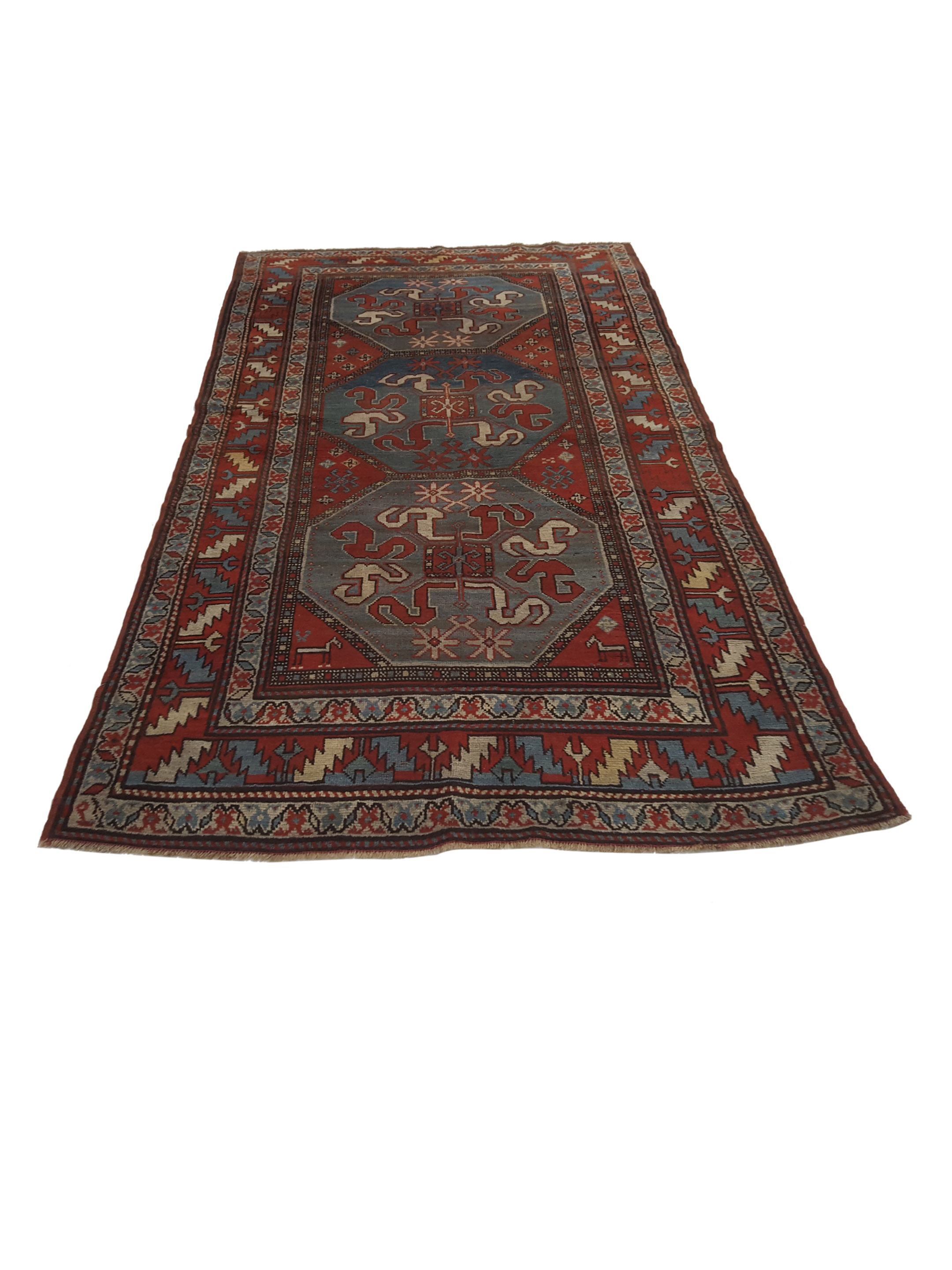 Antique Lankaran Rust 4x7 - Image 2 of 6