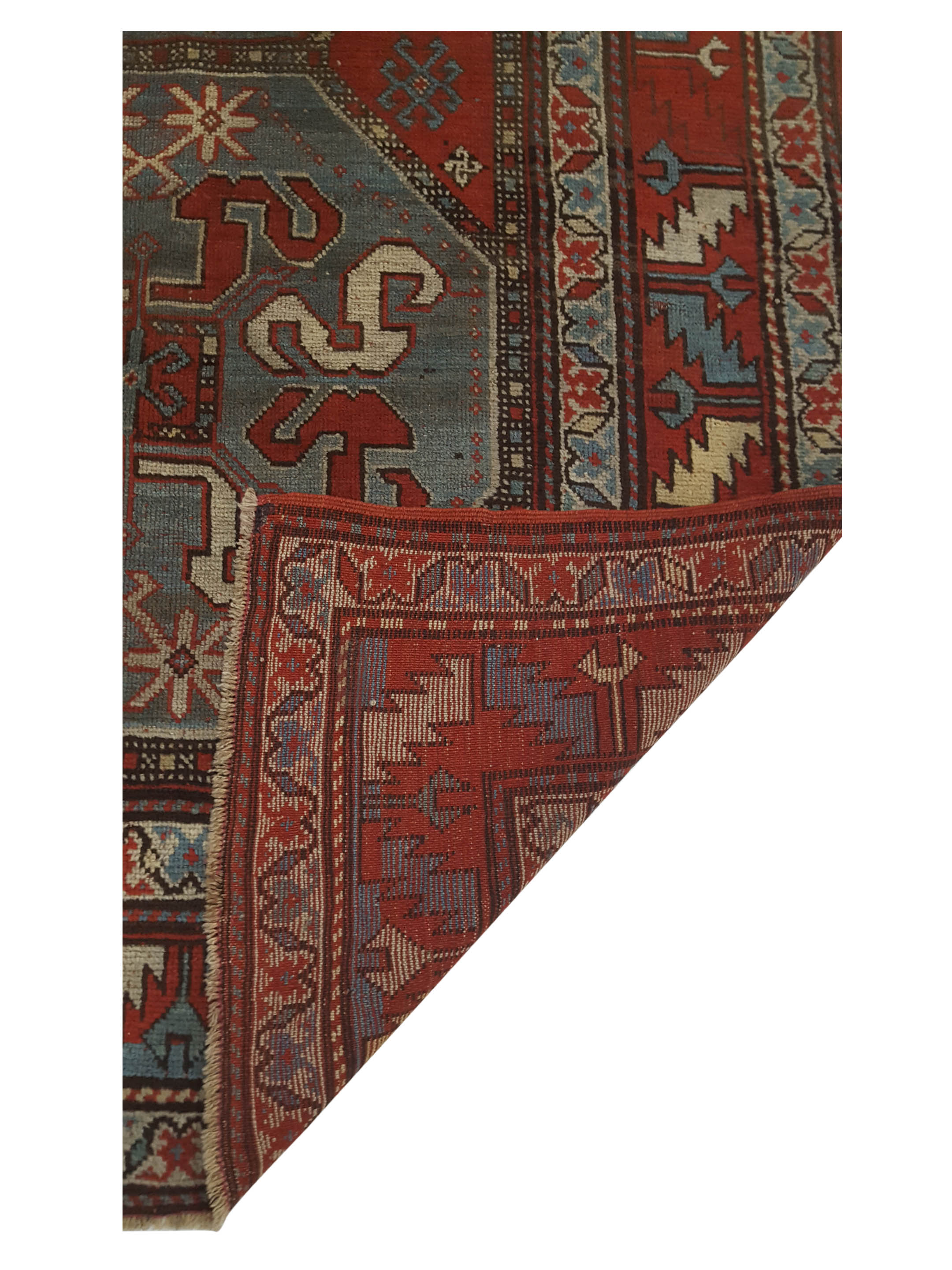 Antique Lankaran Rust 4x7 - Image 3 of 6
