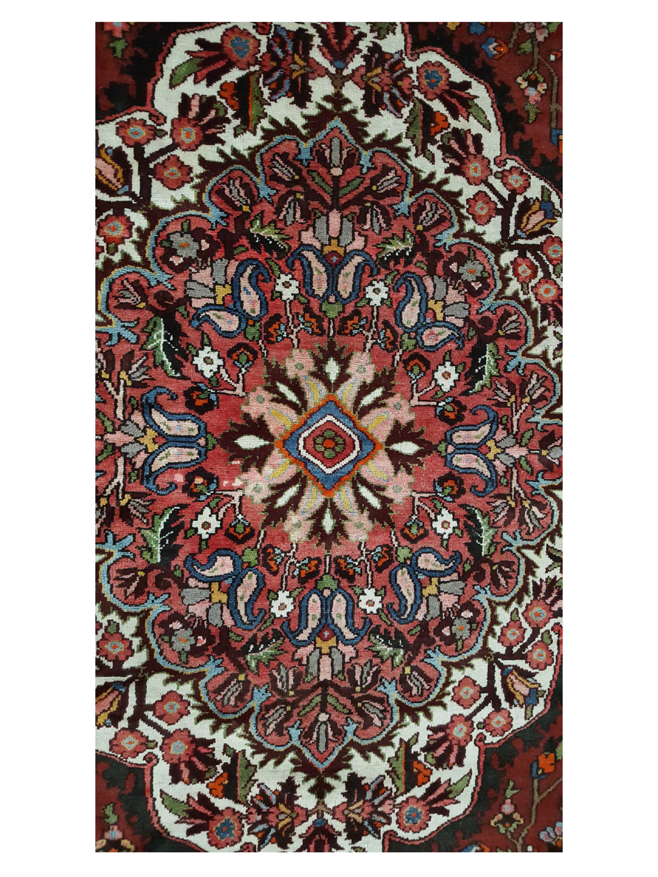 Antique Bakhtiyari Rust 13x16 - Image 5 of 6
