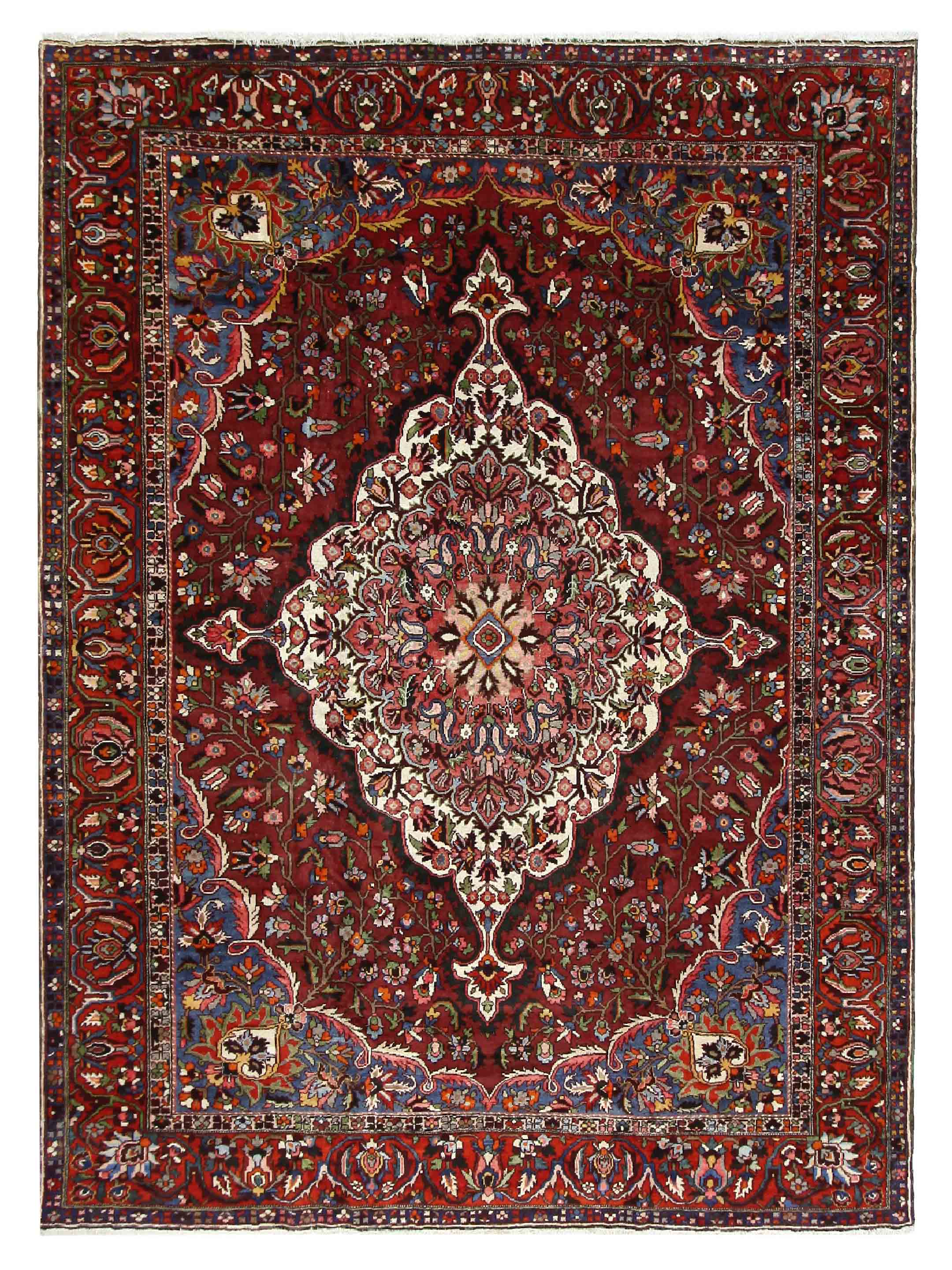 Antique Bakhtiyari Rust 13x16