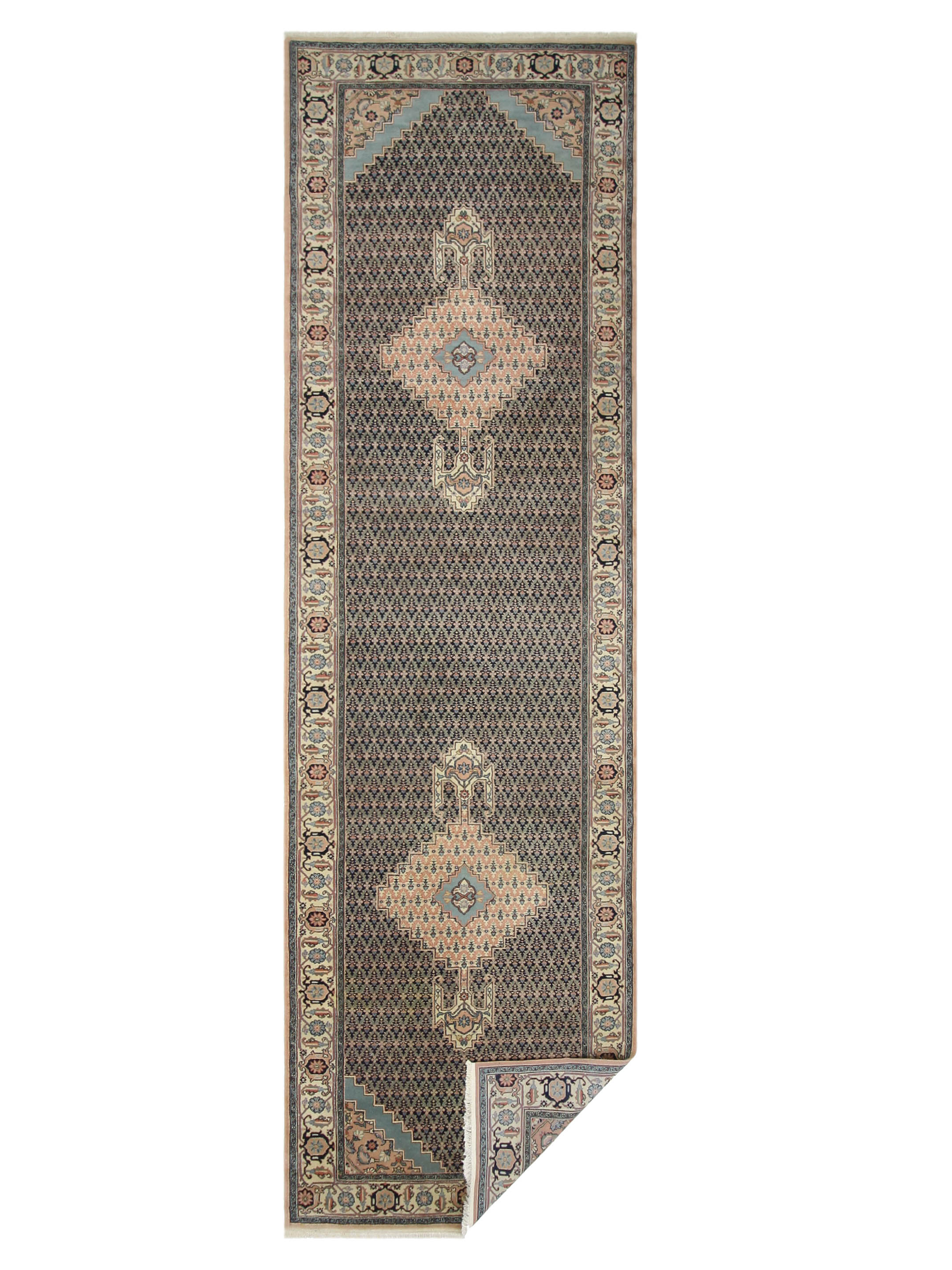 Bucharest Hand Knotted Navy 6x20 - Image 3 of 6