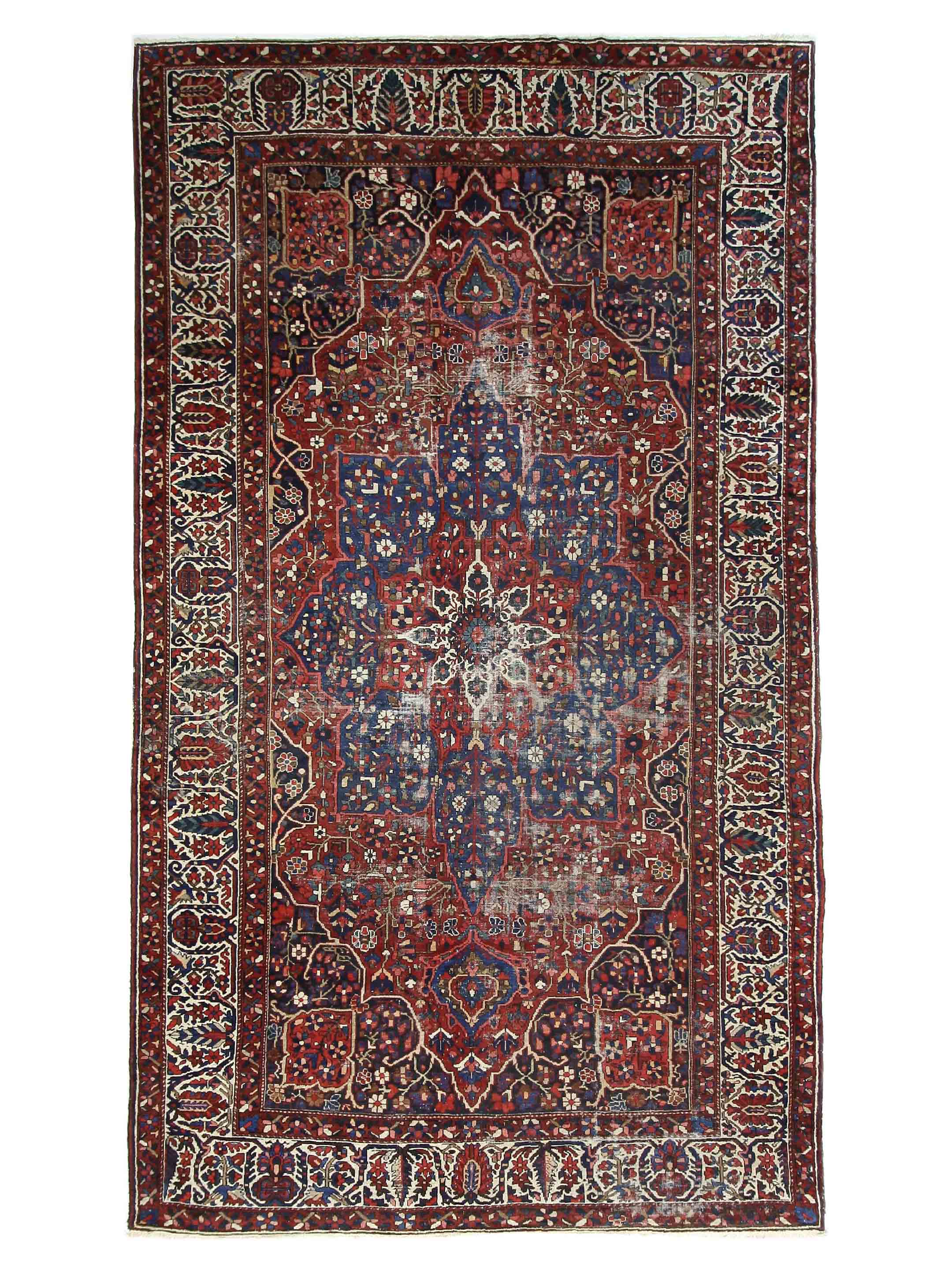 Antique Bakhtiyari Rust 10x18