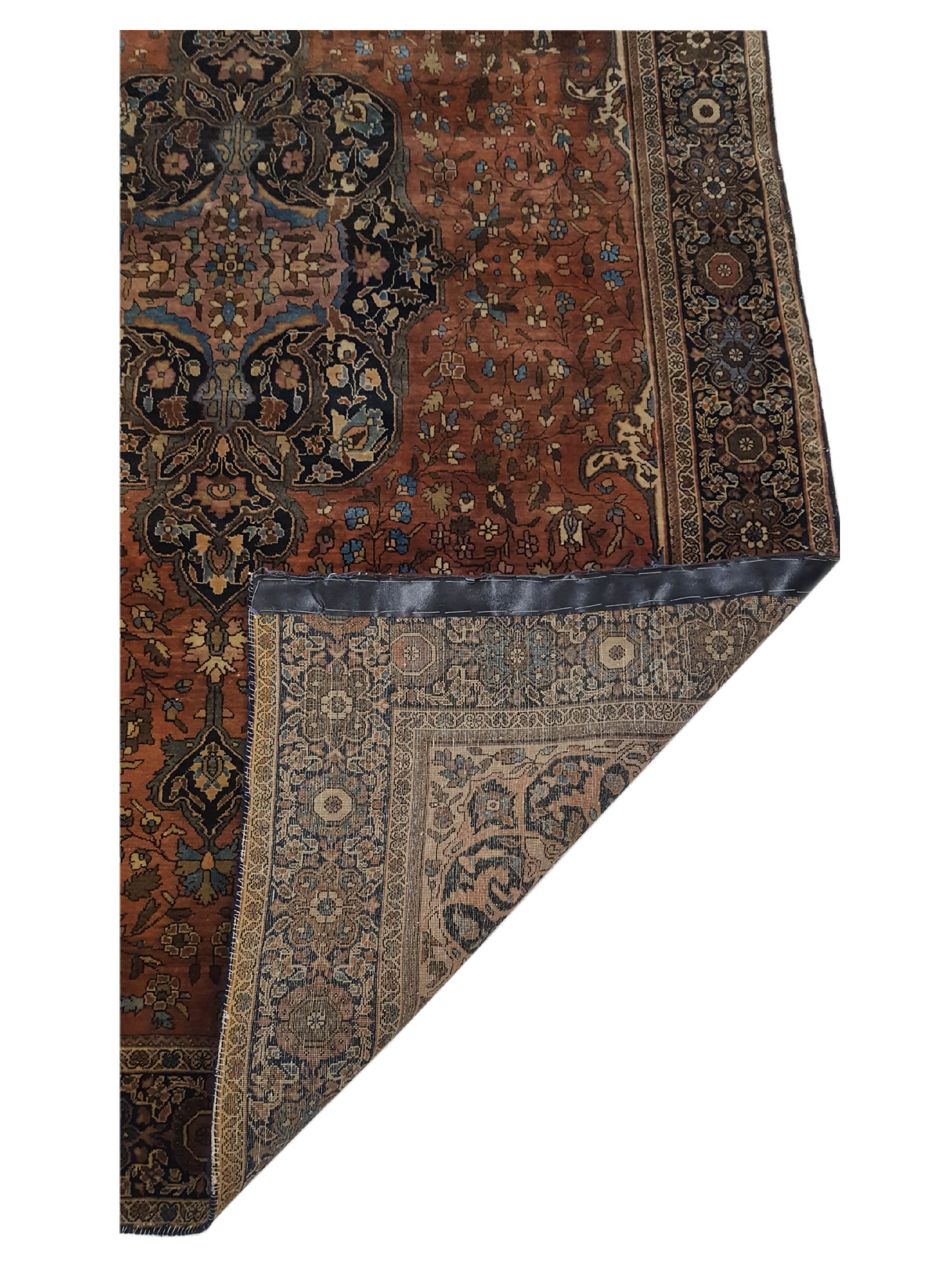Antique Sarouk Sienna 5x7 - Image 3 of 6
