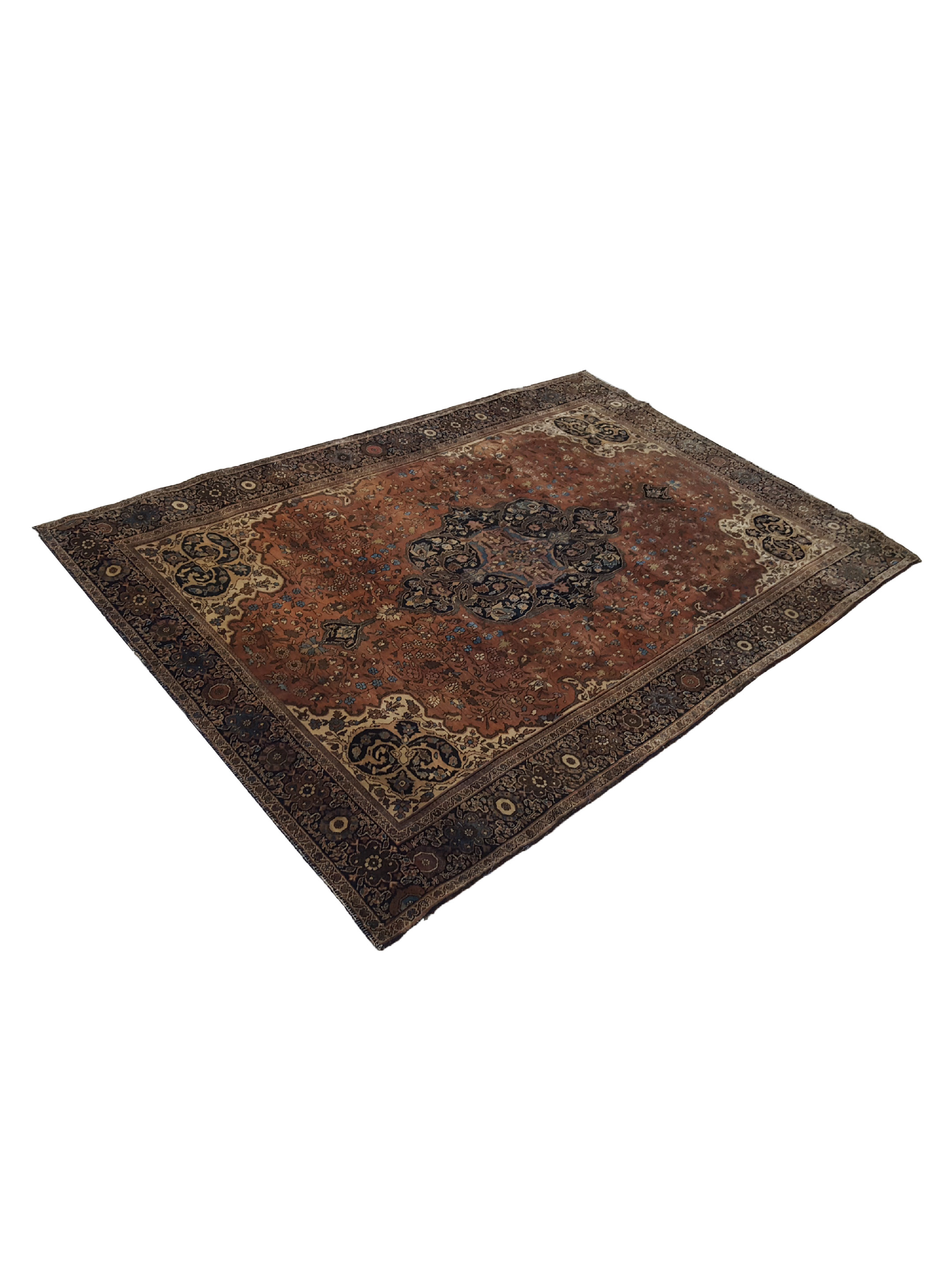 Antique Sarouk Sienna 5x7 - Image 6 of 6
