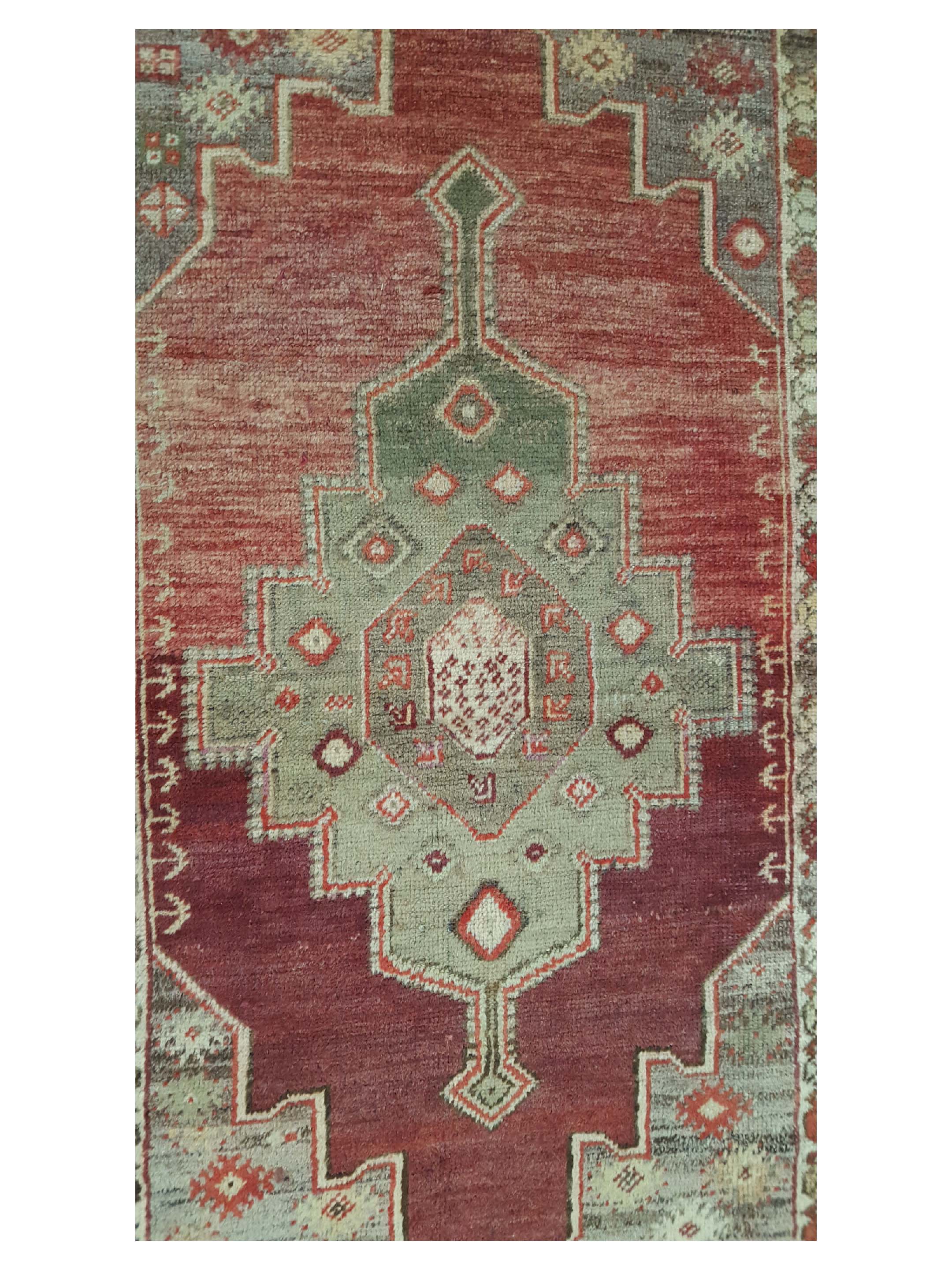 Antique Anatolia Rust 4x6 - Image 5 of 6