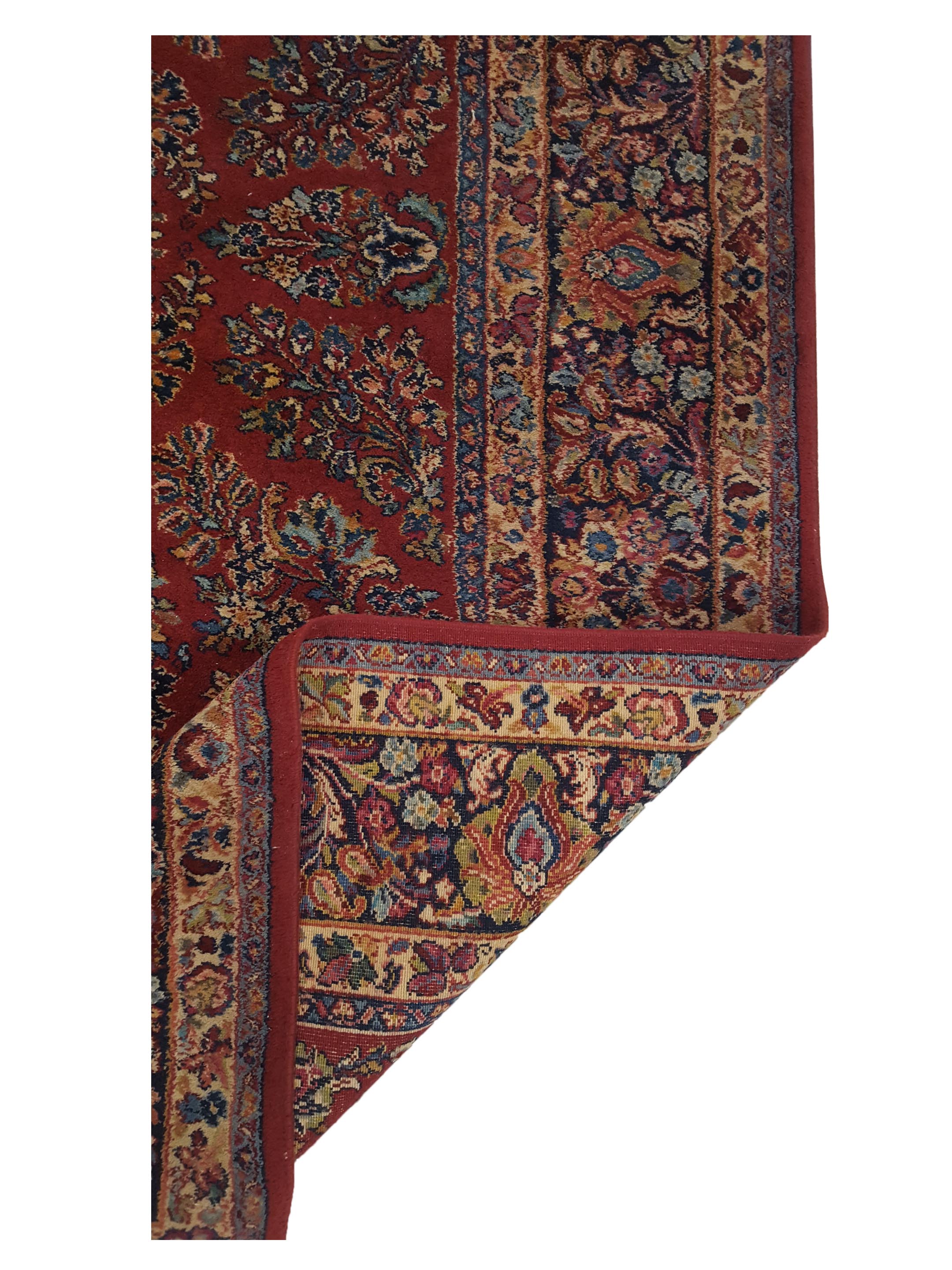 Karestan Hand Knotted Red 9x18 - Image 3 of 6