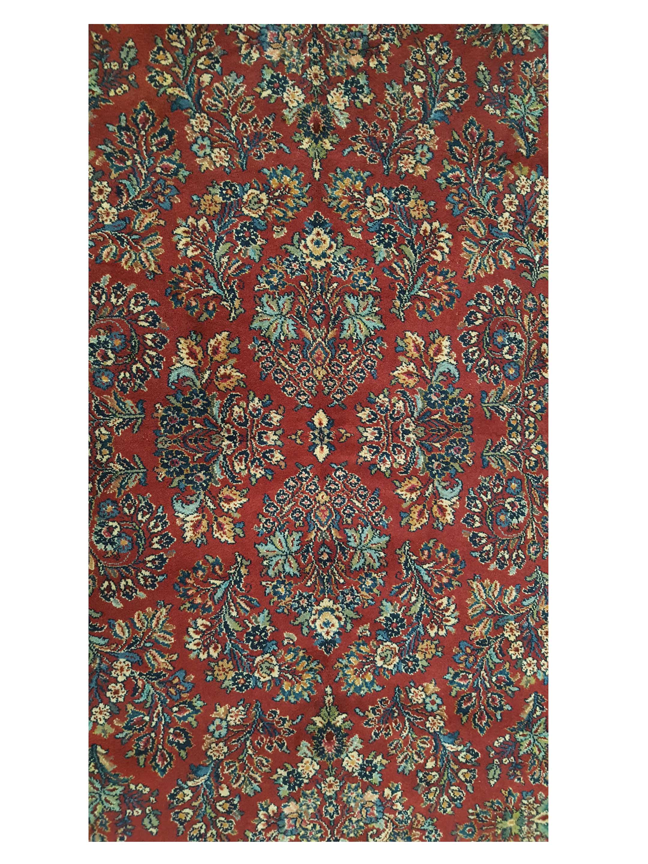 Karestan Hand Knotted Red 9x18 - Image 5 of 6