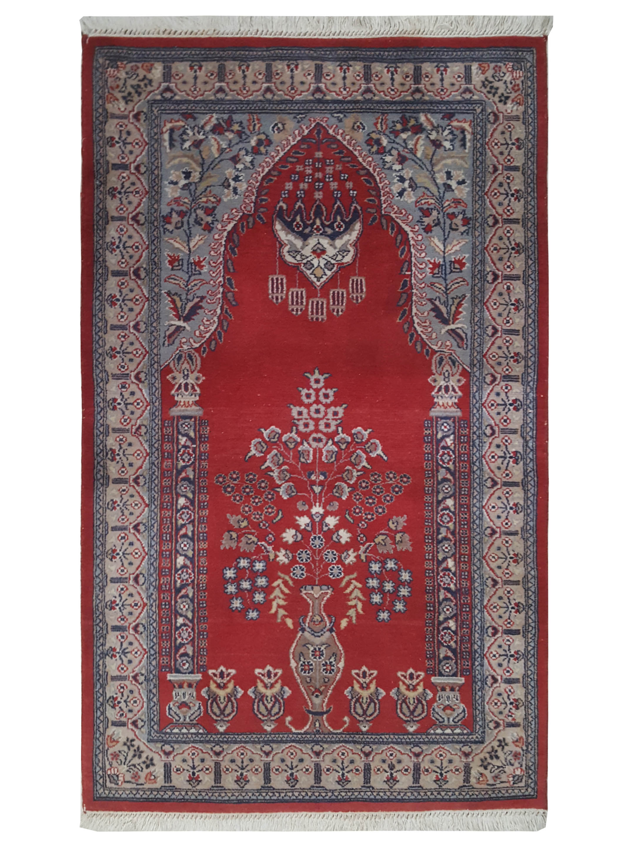 Classic Hand Knotted Red 3x5