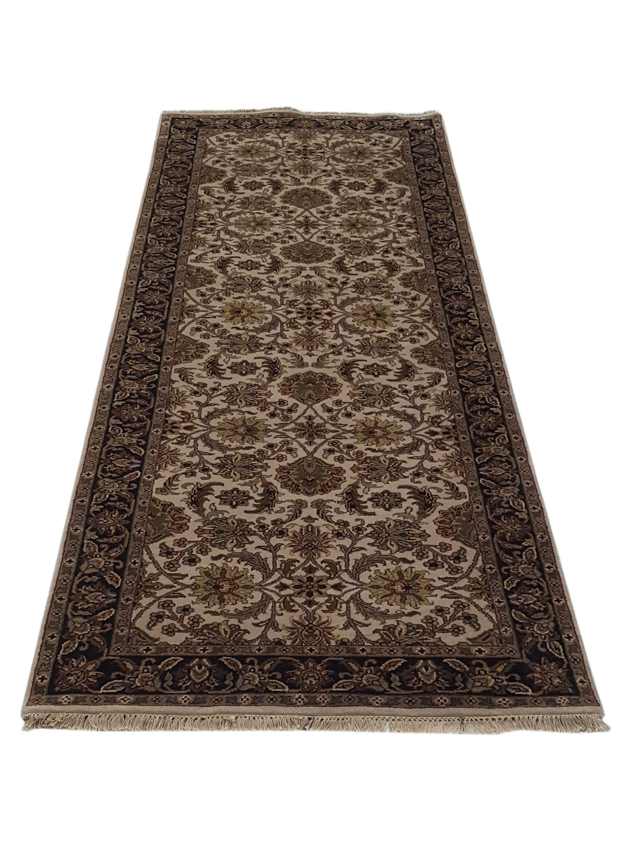 Royal Hand Knotted Ivory 4x12 - Image 2 of 6