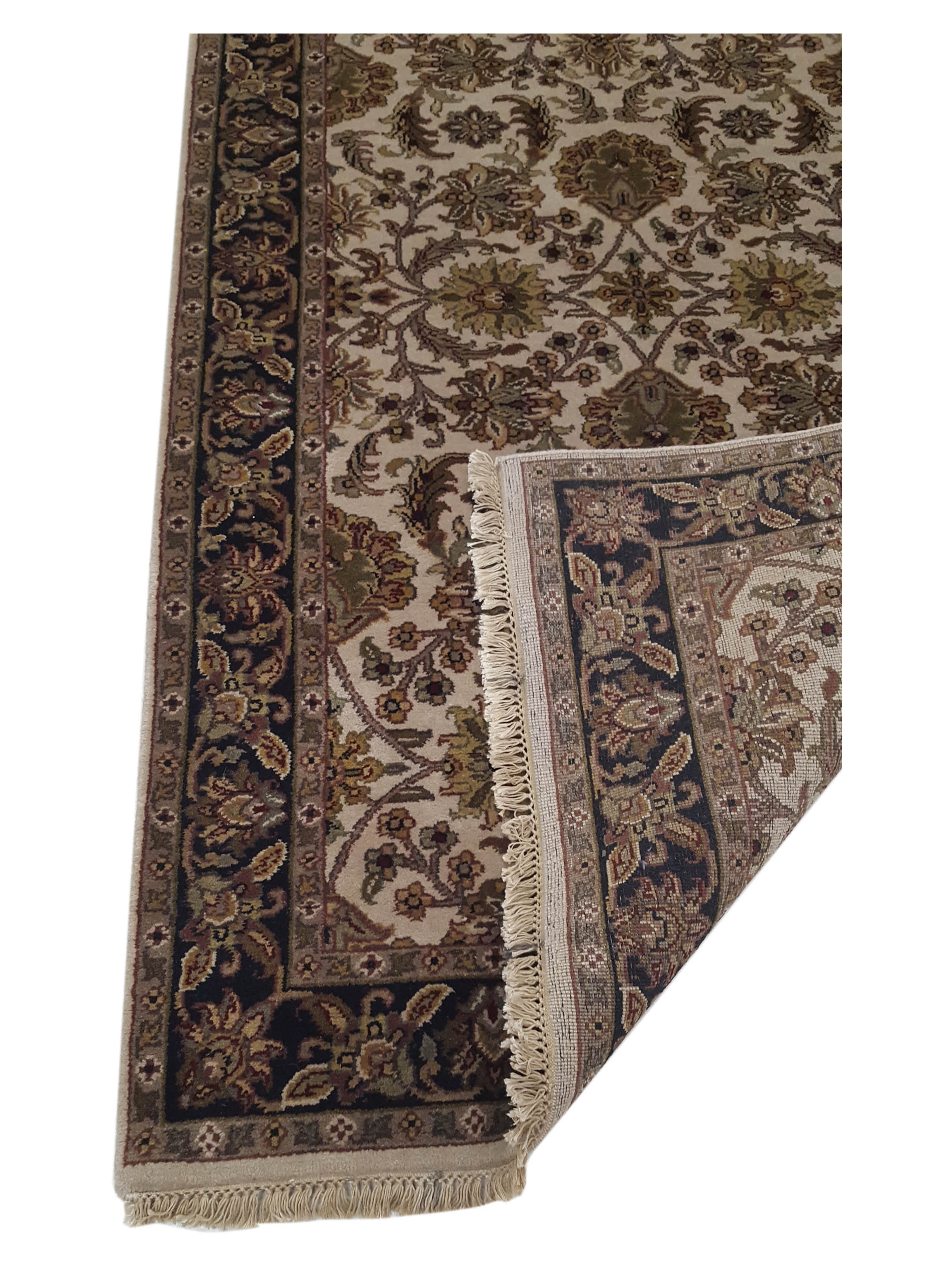 Royal Hand Knotted Ivory 4x12 - Image 3 of 6