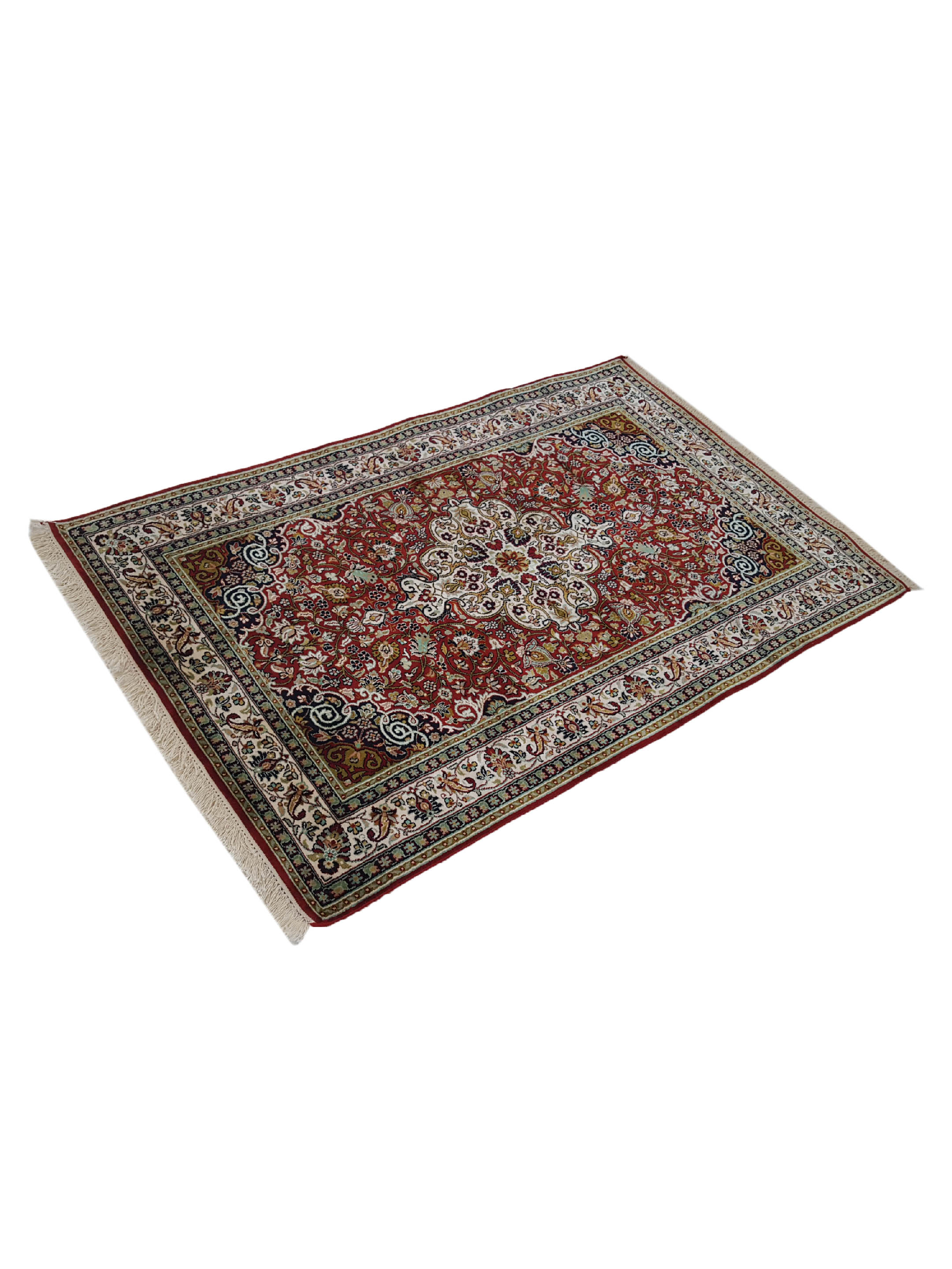 King Hand Knotted Red 3x5 - Image 6 of 6