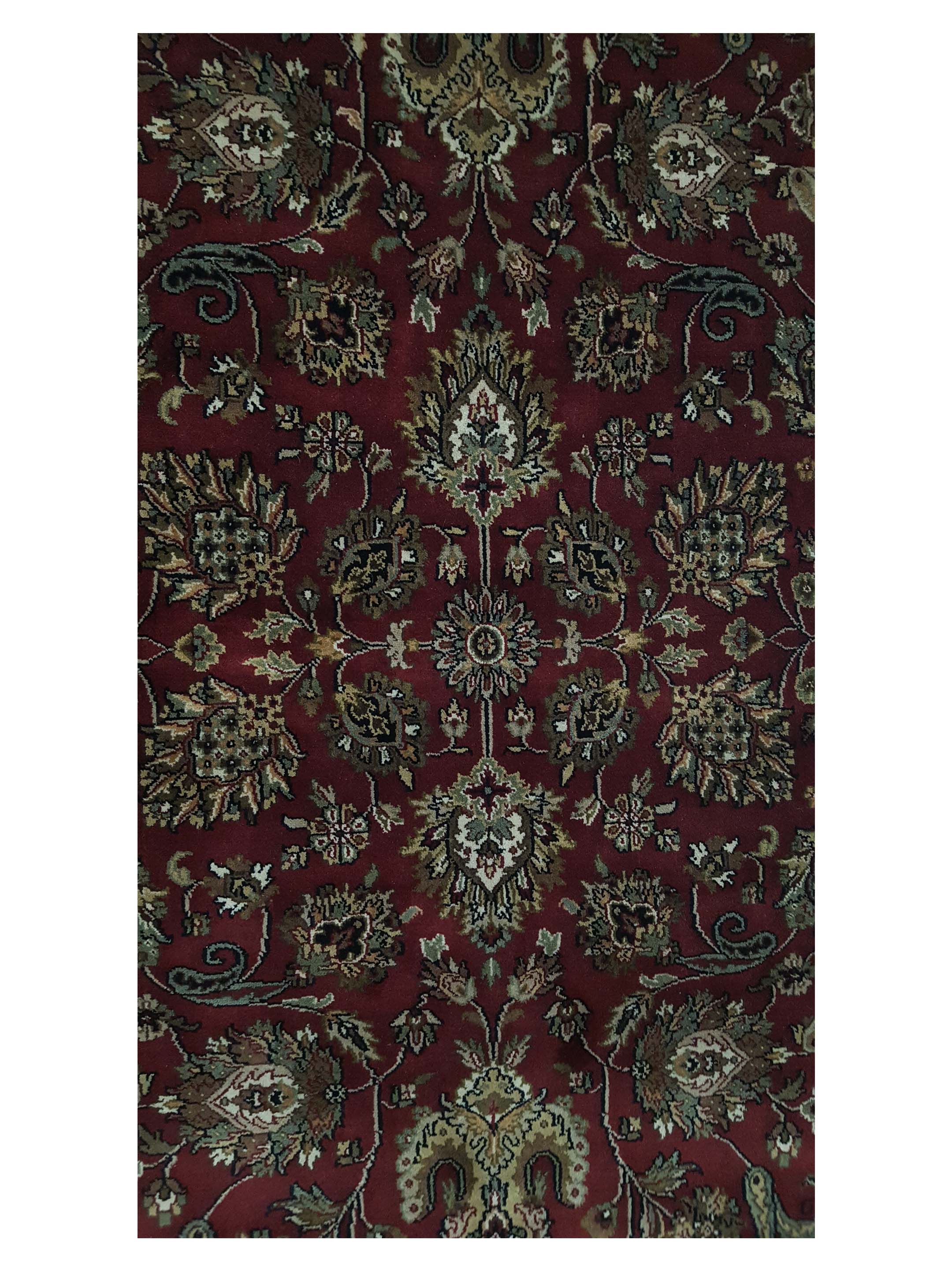 Serene Hand Knotted Red 6x9 - Image 5 of 6