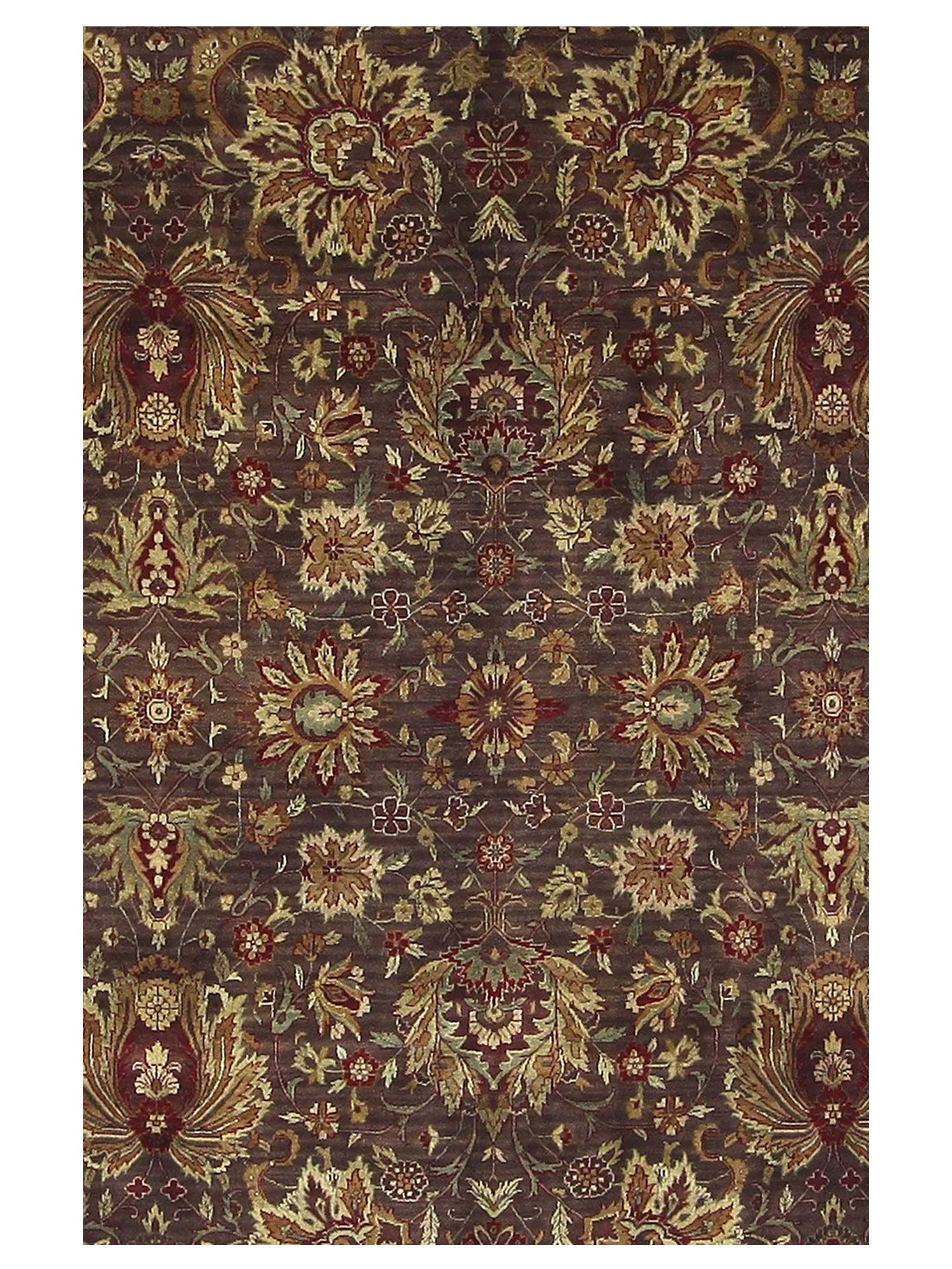 Serene Hand Knotted Brown 8x10 - Image 4 of 5