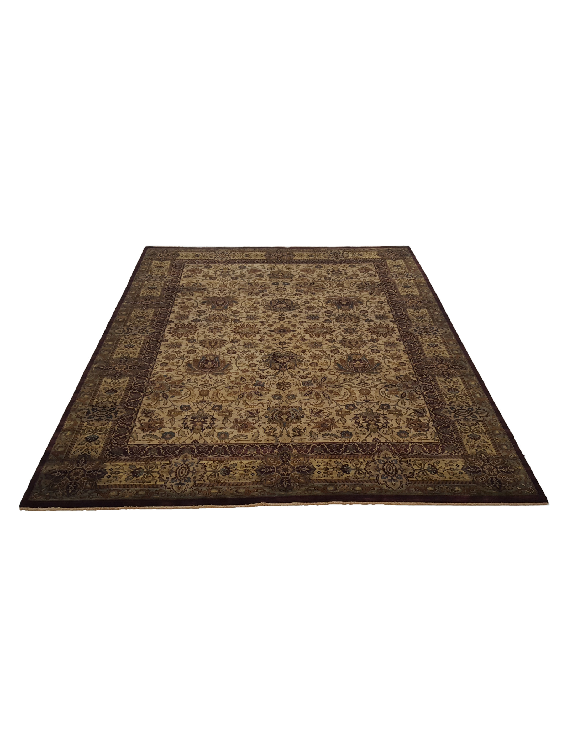 Maharaja Hand Knotted Beige 9x12 - Image 2 of 6