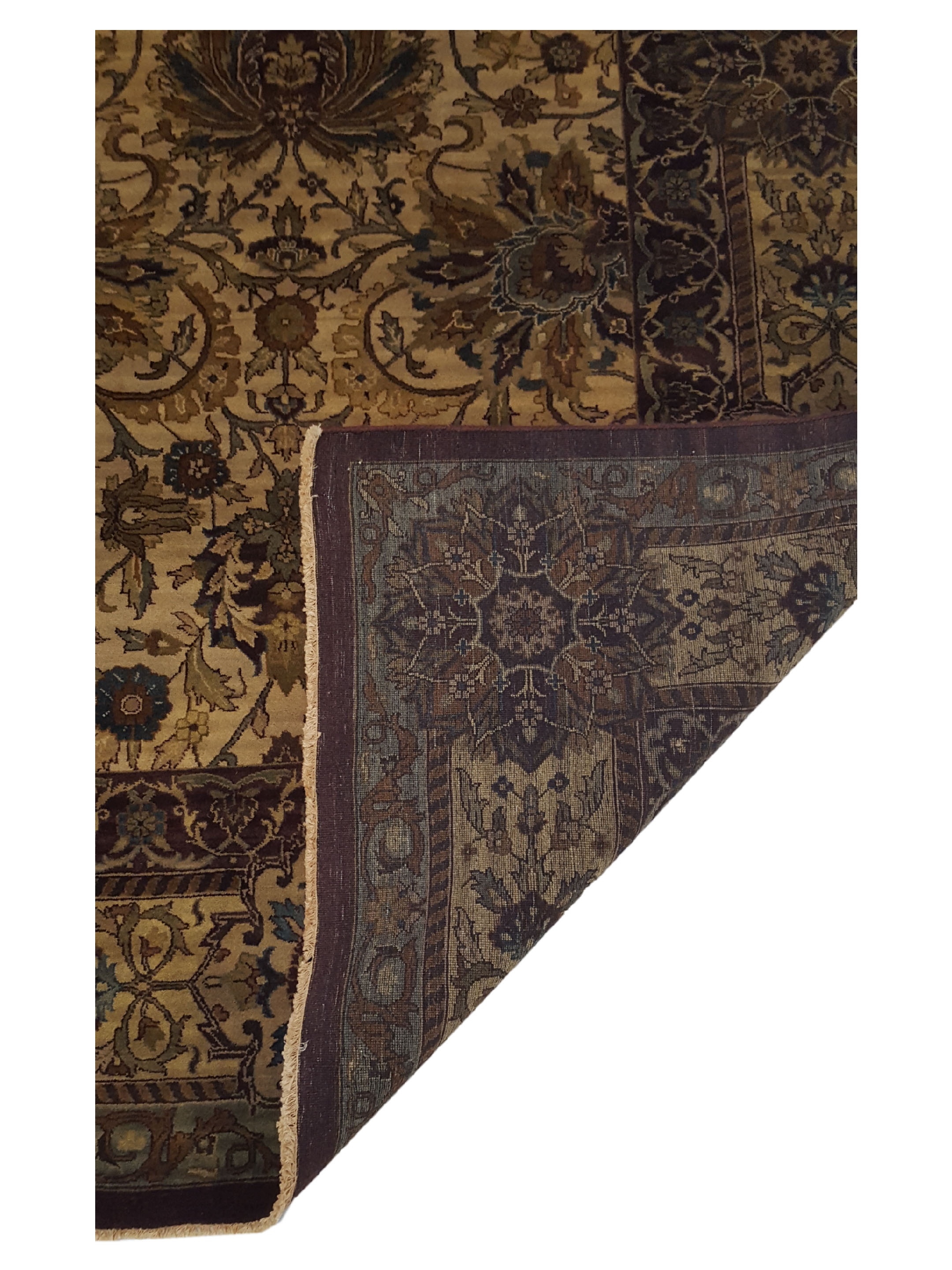 Maharaja Hand Knotted Beige 9x12 - Image 3 of 6