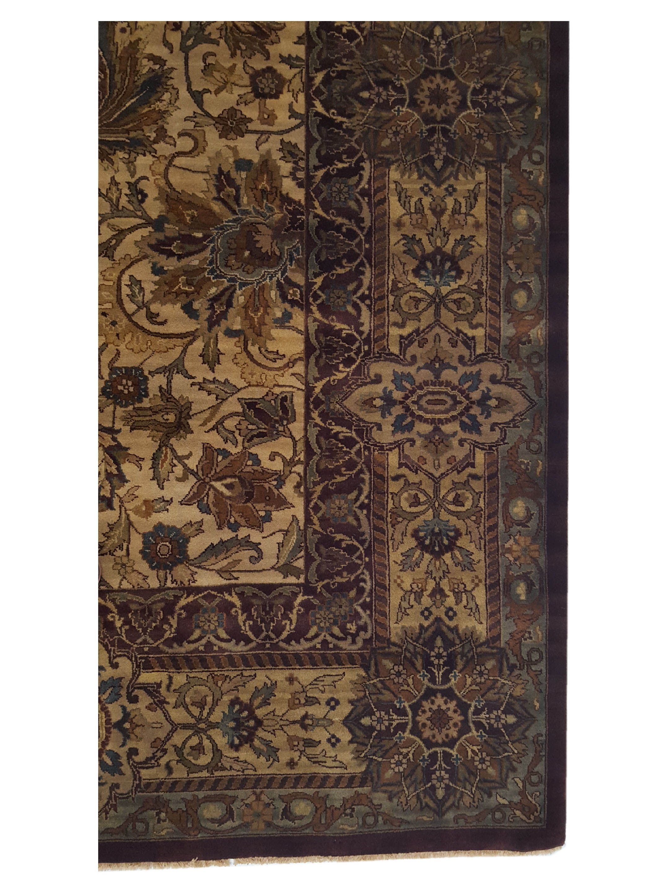 Maharaja Hand Knotted Beige 9x12 - Image 4 of 6