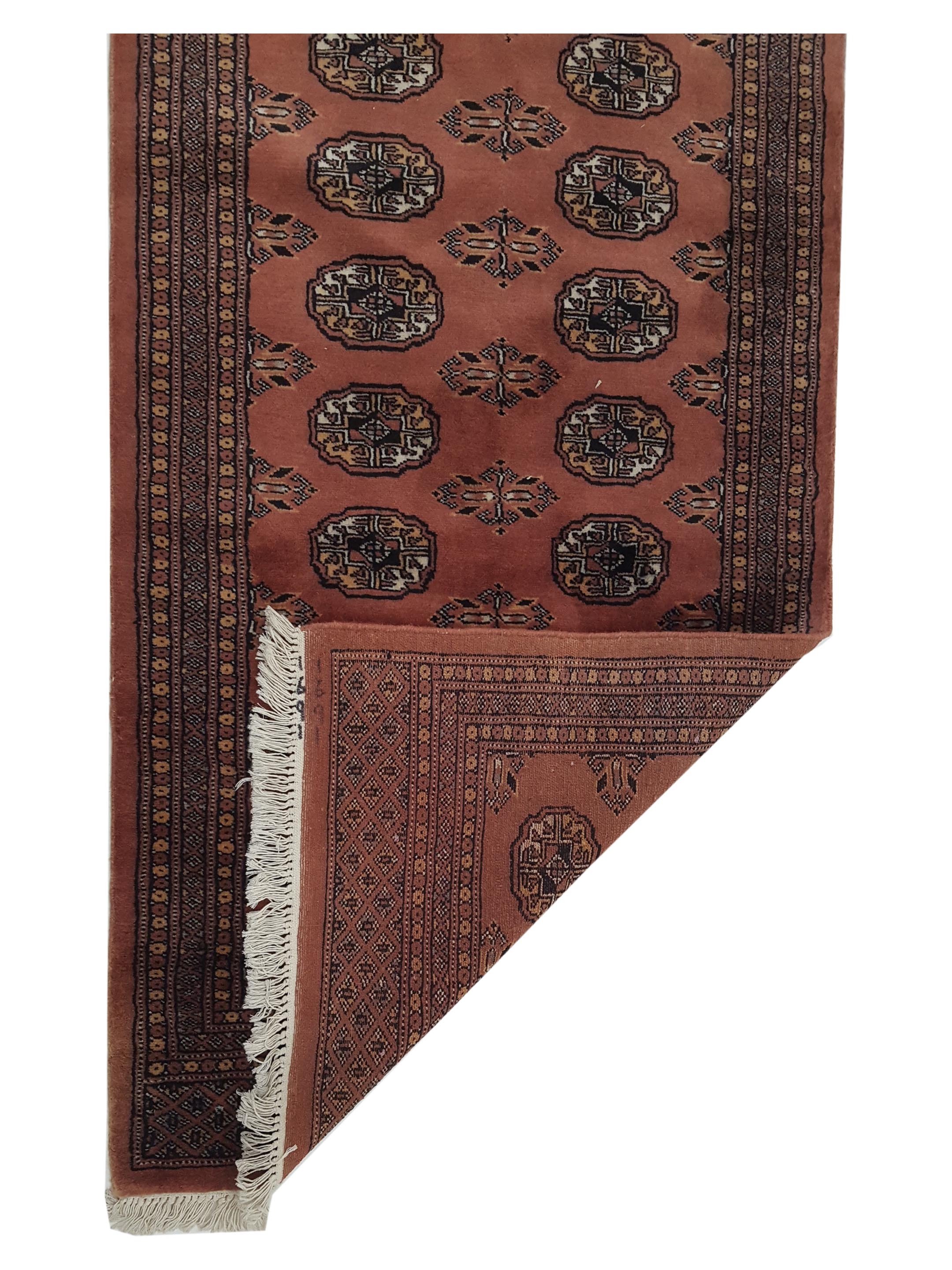 Bokhara Hand Knotted Copper 3x21 - Image 2 of 2