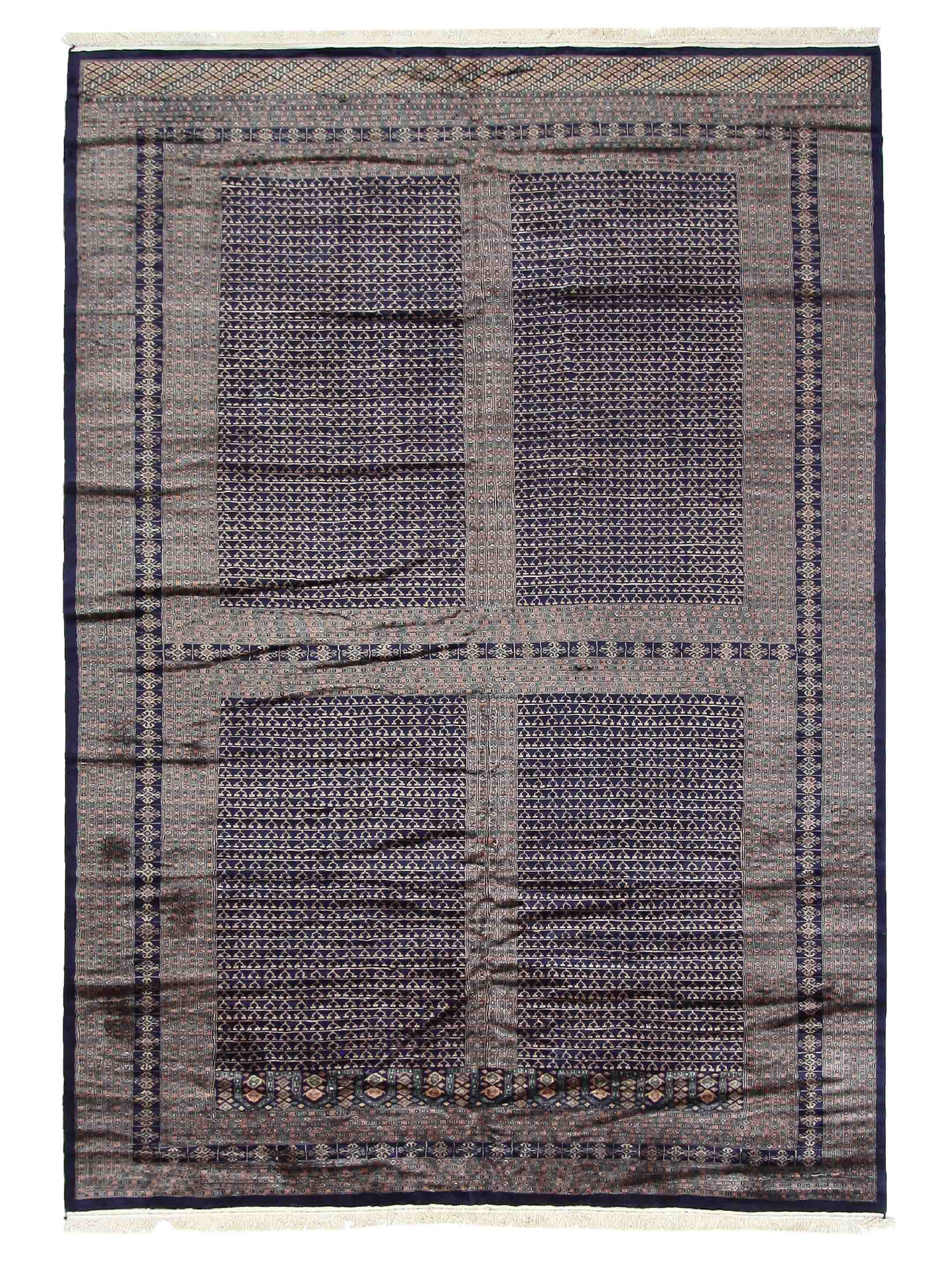 Bokhara Hand Knotted Navy 10x14