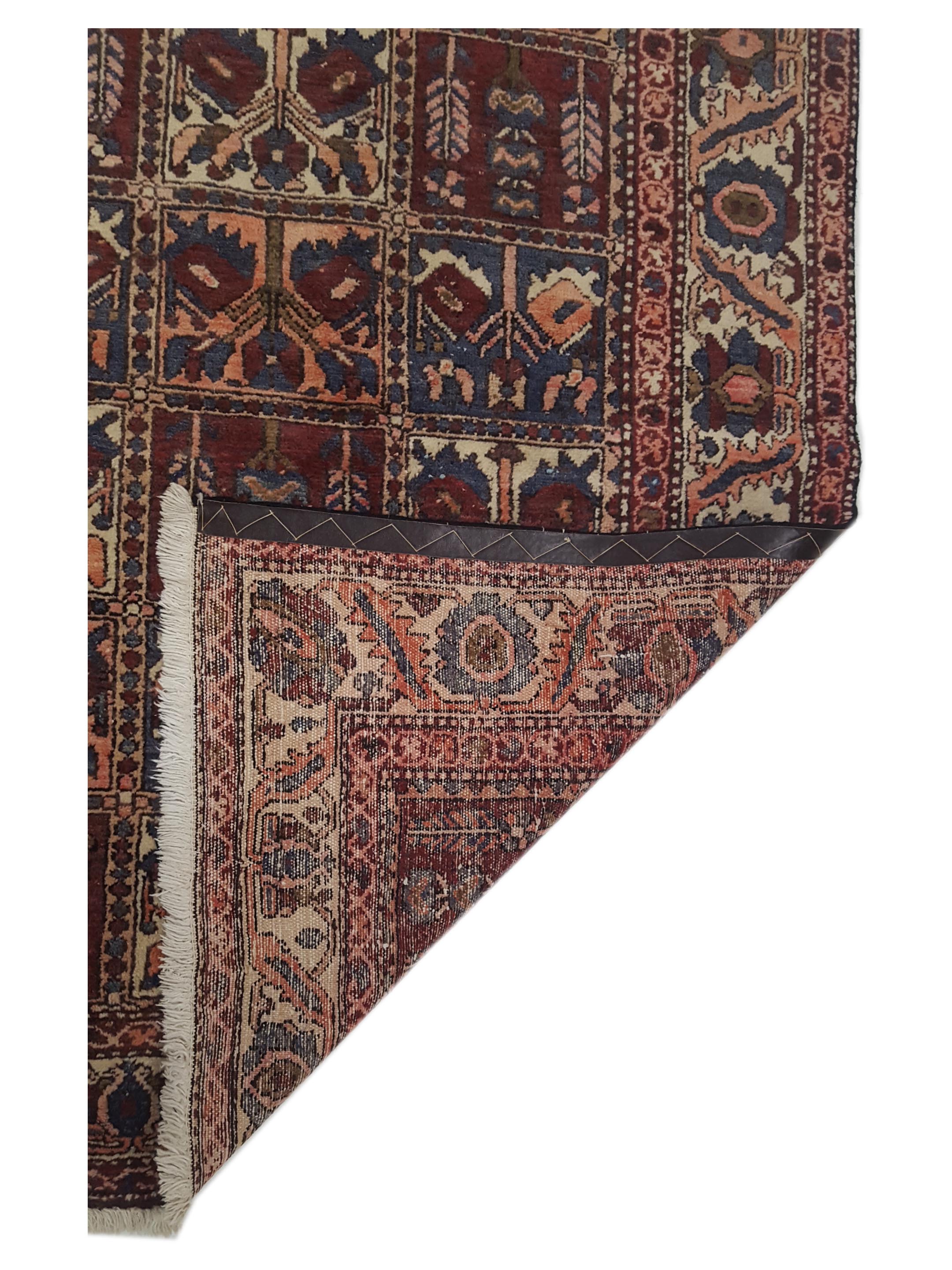 Bakhtiyari Hand Knotted Brick 5x10 - Image 3 of 6
