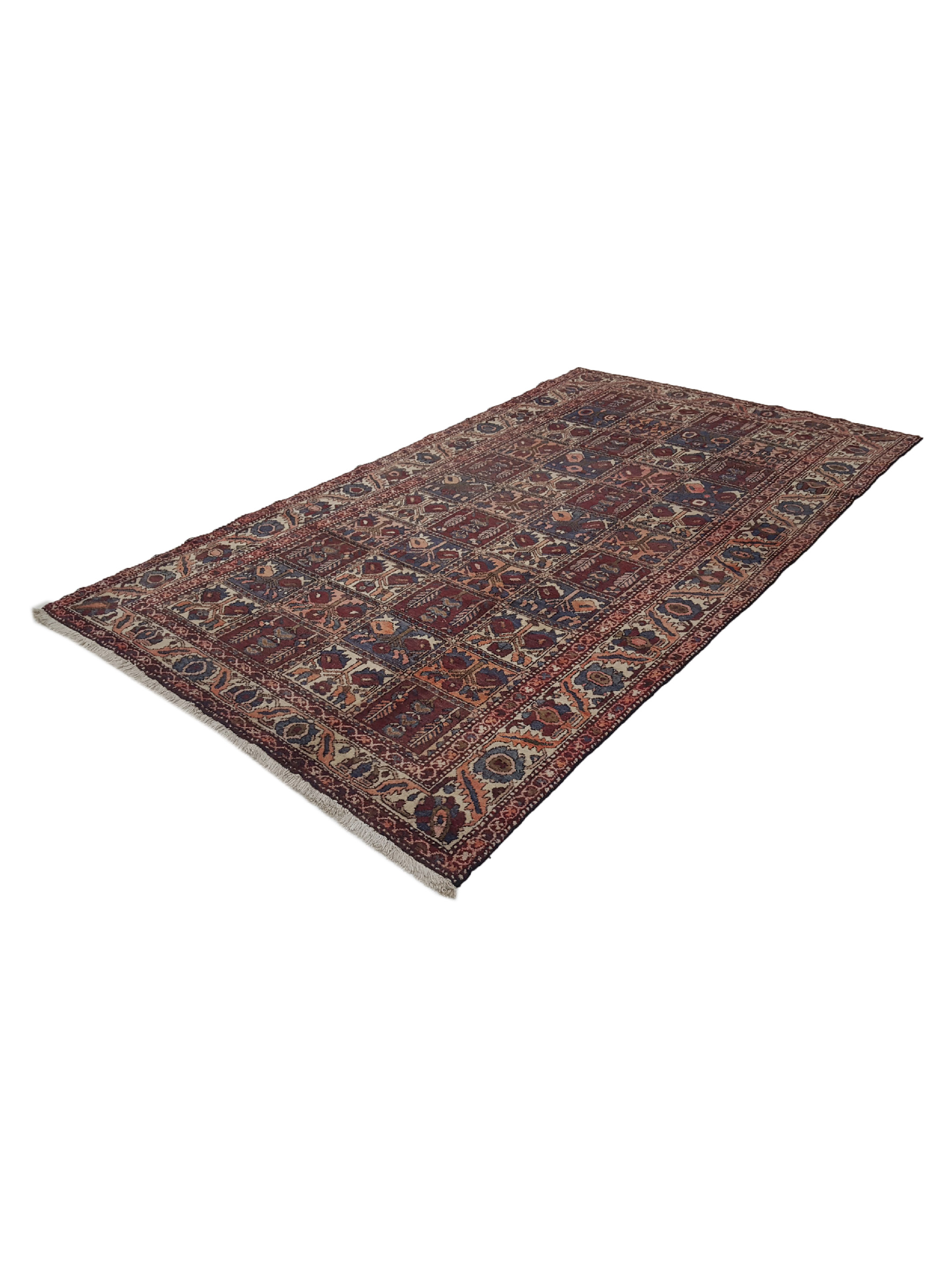 Bakhtiyari Hand Knotted Brick 5x10 - Image 6 of 6