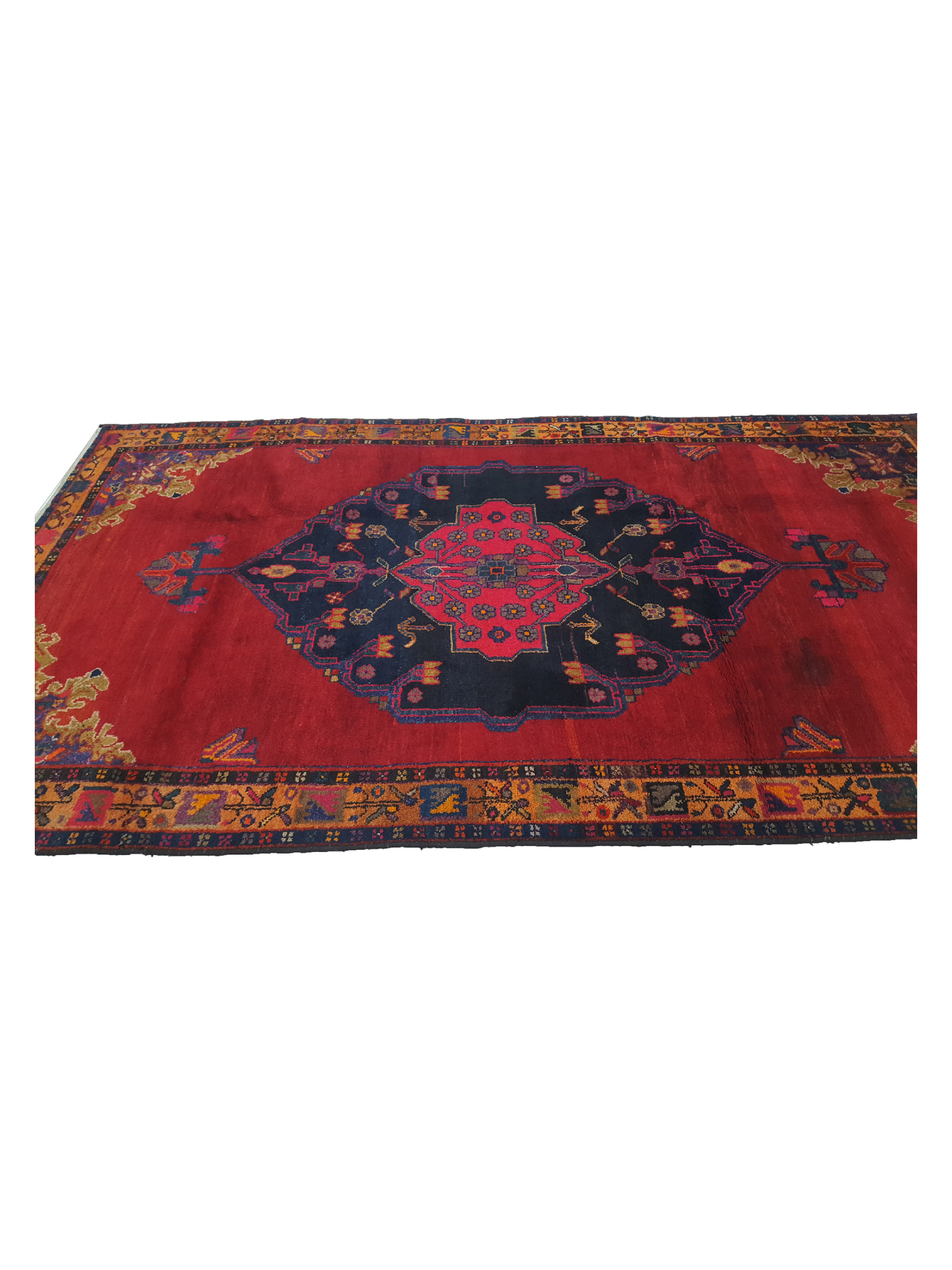 Bakhtiyari Hand Knotted Red 4x10 - Image 5 of 6