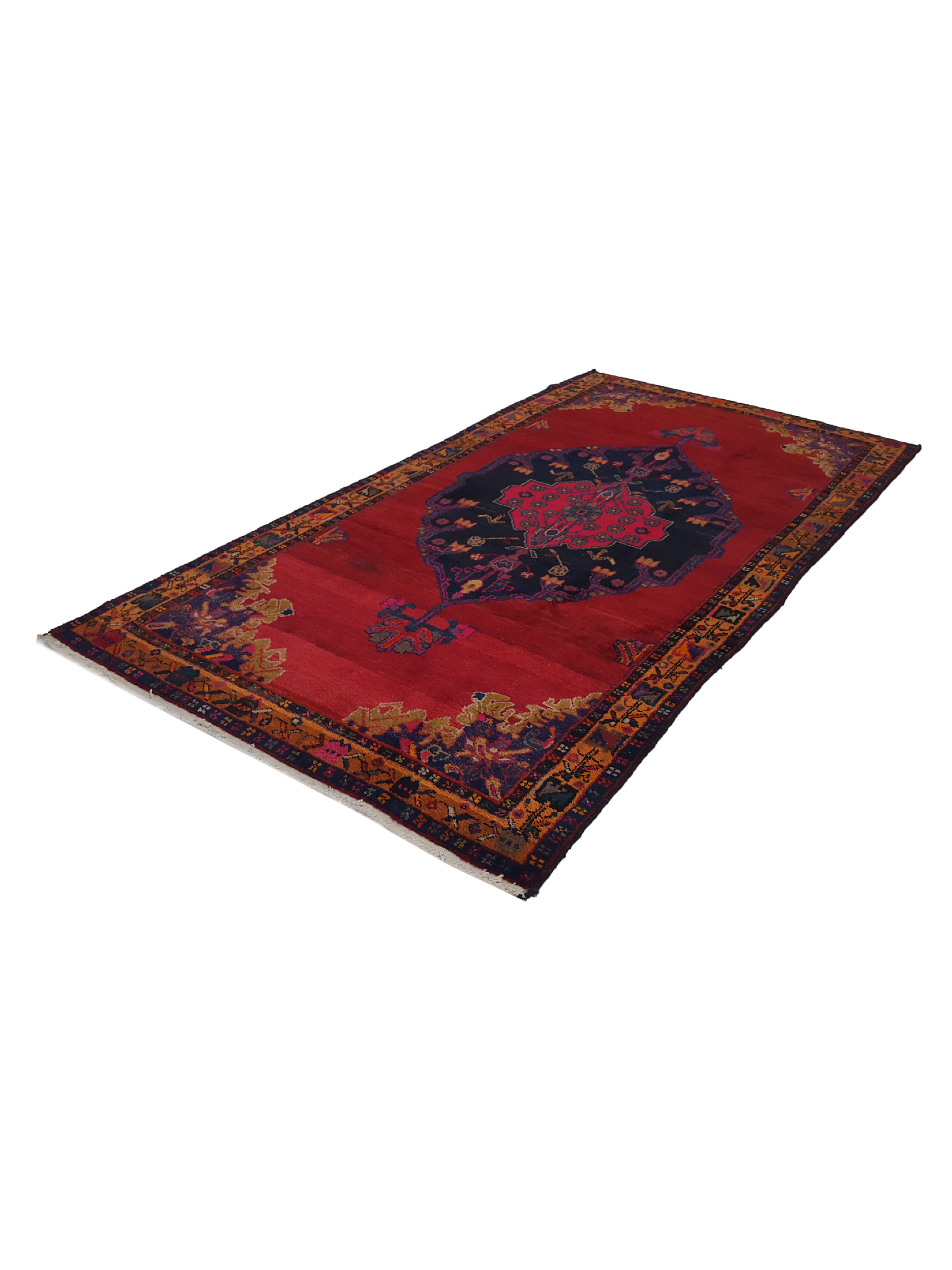 Bakhtiyari Hand Knotted Red 4x10 - Image 6 of 6
