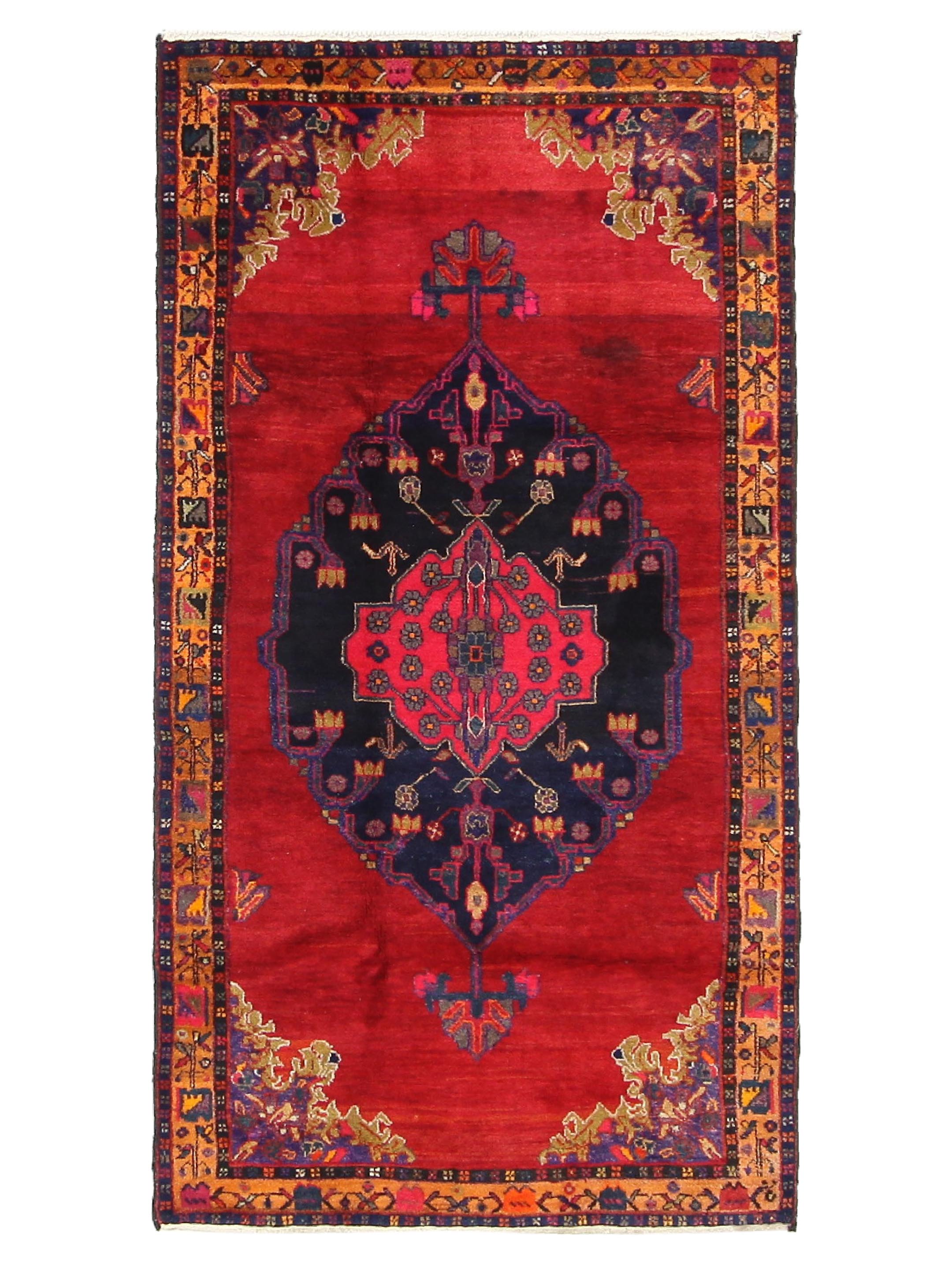 Bakhtiyari Hand Knotted Red 4x10