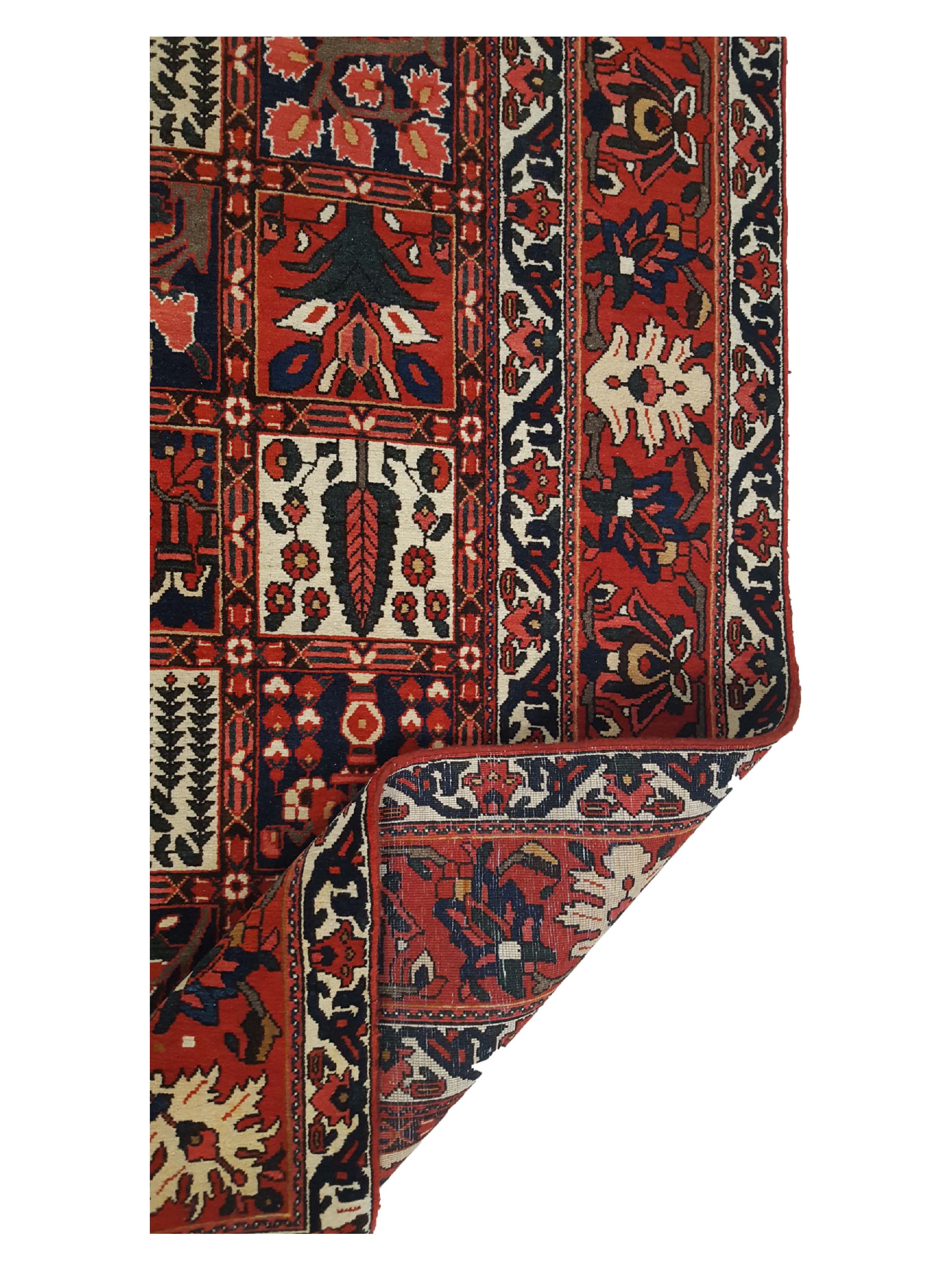 Bakhtiyari Hand Knotted Red 10x14 - Image 3 of 6