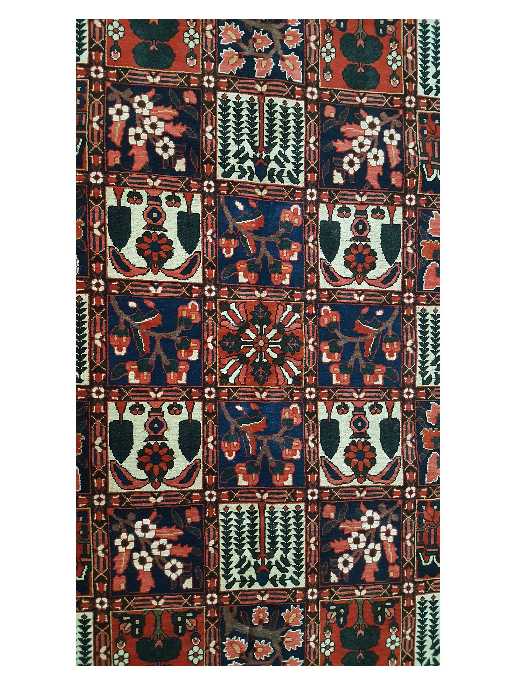 Bakhtiyari Hand Knotted Red 10x14 - Image 5 of 6