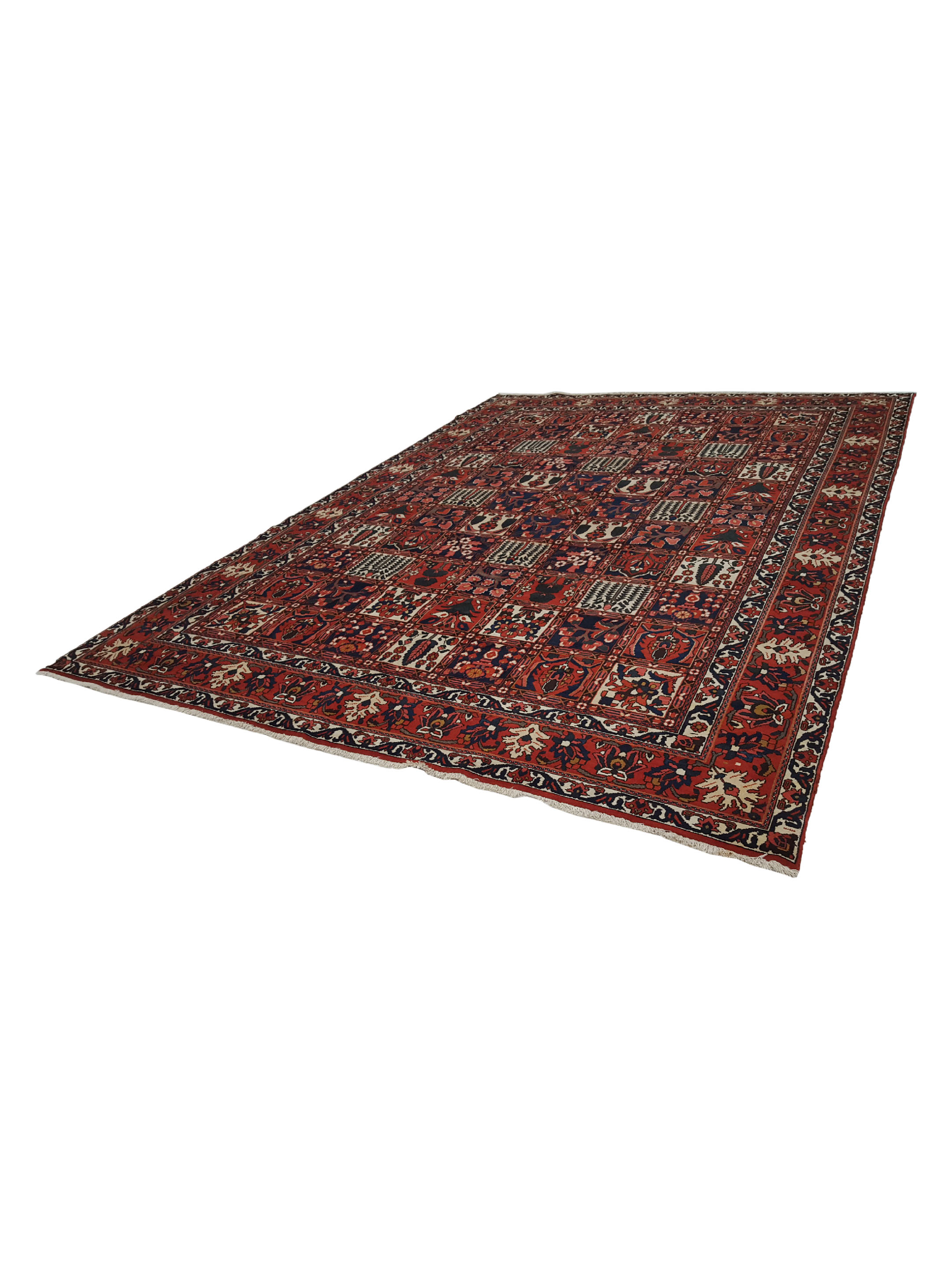 Bakhtiyari Hand Knotted Red 10x14 - Image 6 of 6