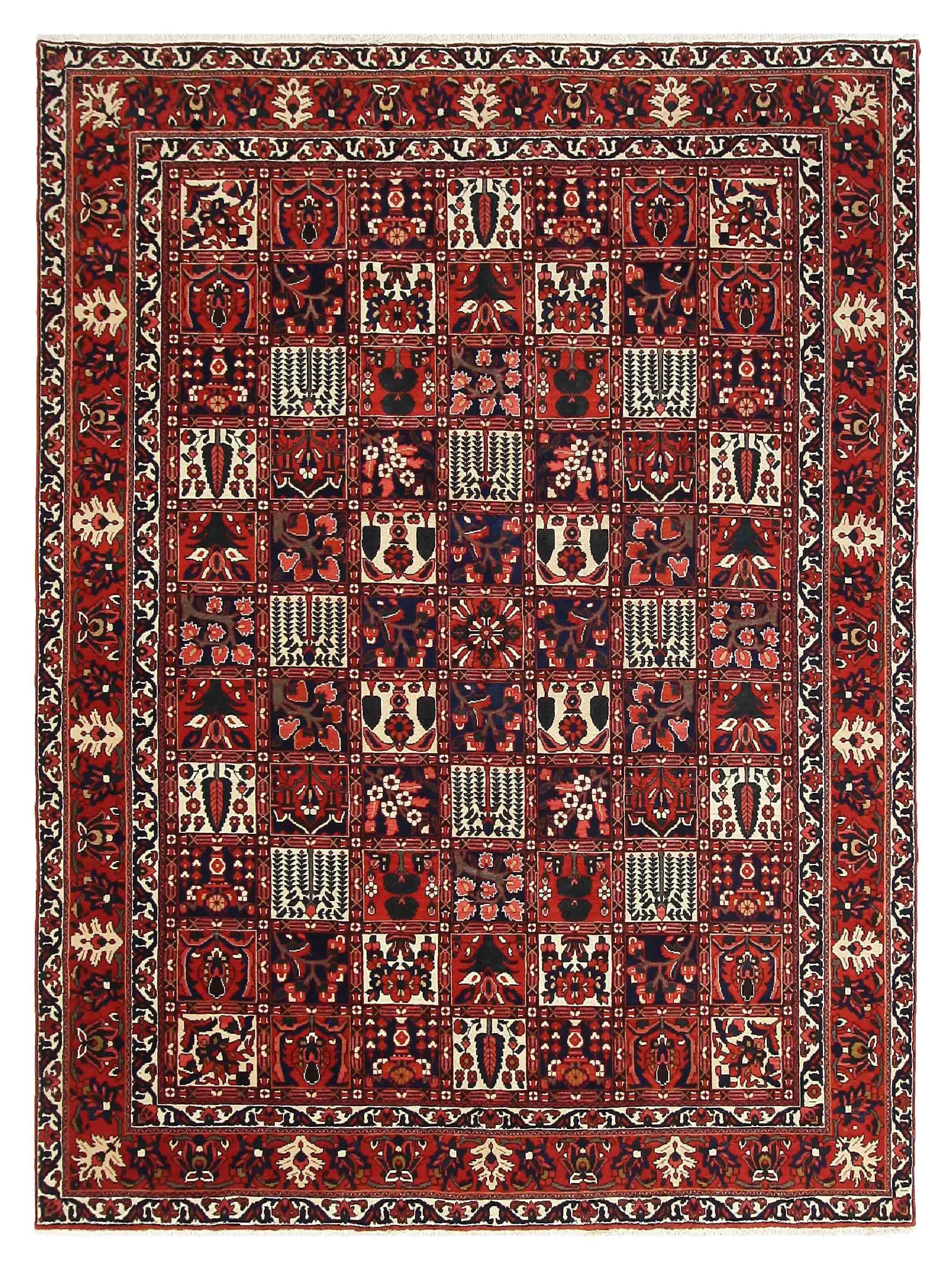 Bakhtiyari Hand Knotted Red 10x14