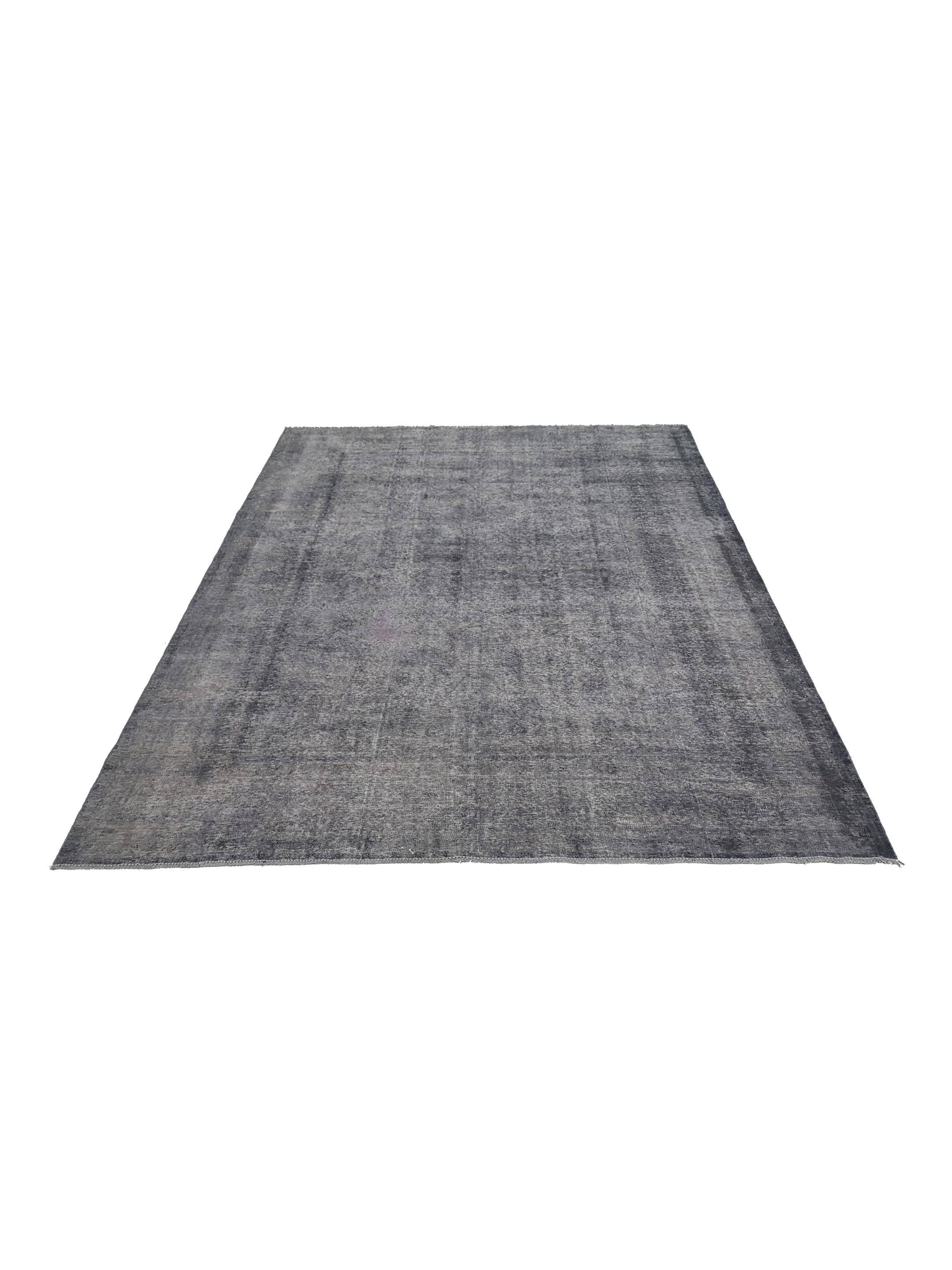 Overdyed Hand Knotted Grey 9x12 - Image 2 of 6
