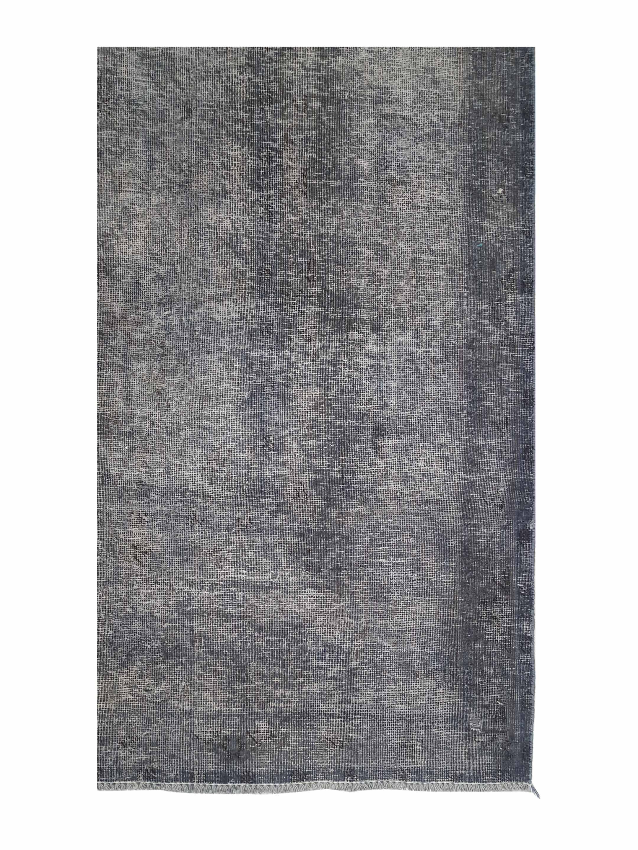 Overdyed Hand Knotted Grey 9x12 - Image 4 of 6