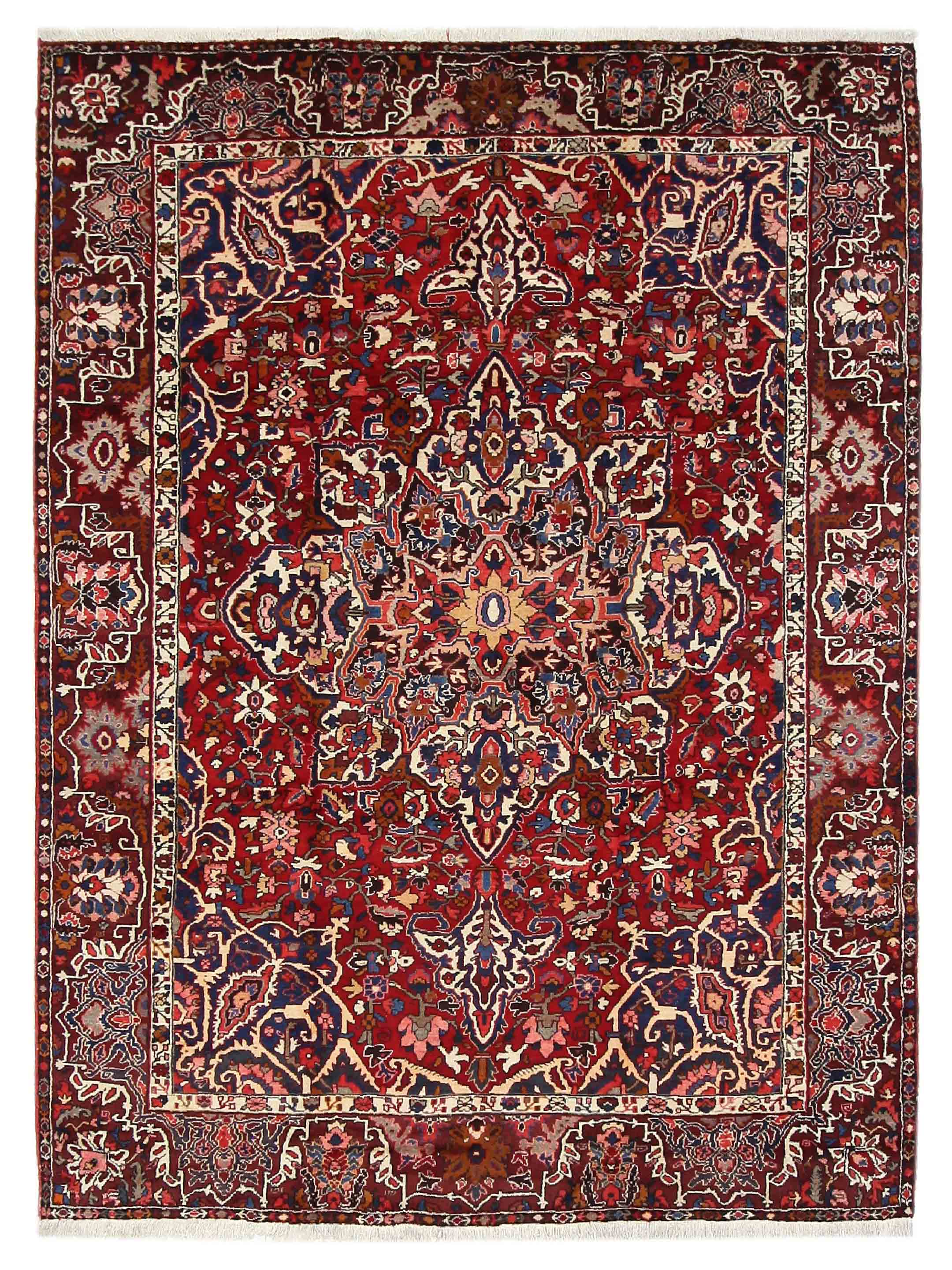 Bakhtiyari Hand Knotted Burgundy 10x13